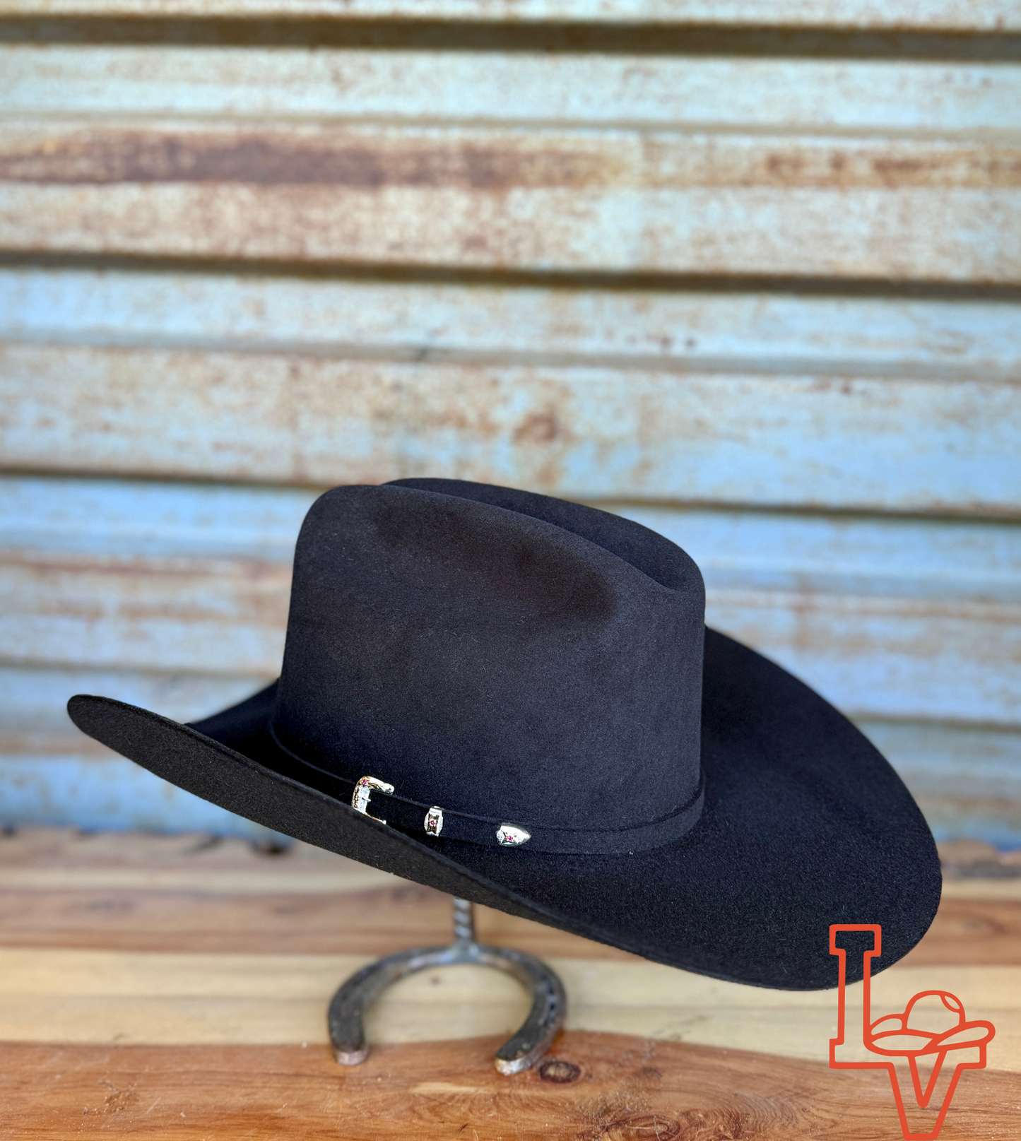Stetson El Patron 48 Premier 30x Cowboy Felt Hat Regular Crown Black