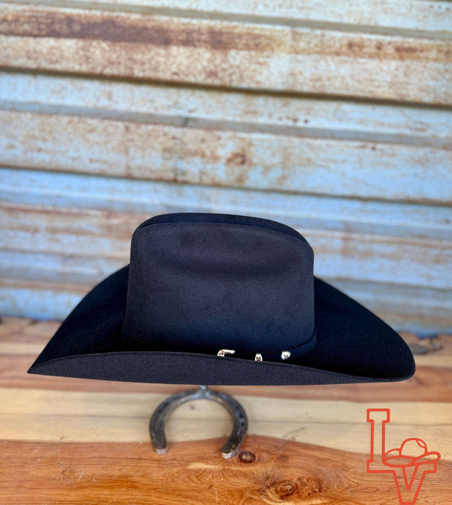 Stetson El Patron 48 Premier 30x Cowboy Felt Hat Regular Crown Black