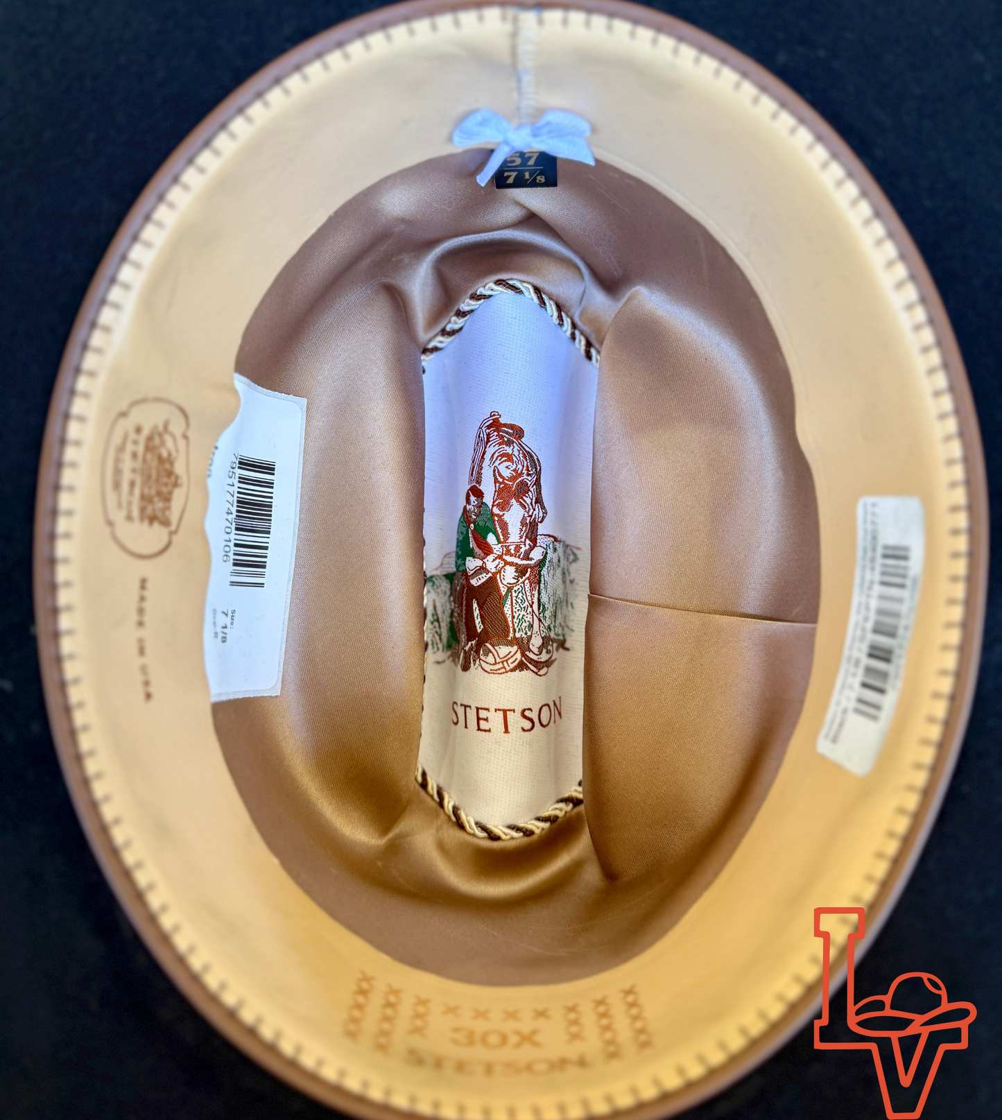 Stetson El Patron 48 Premier 30x Cowboy Felt Hat Regular Crown Black