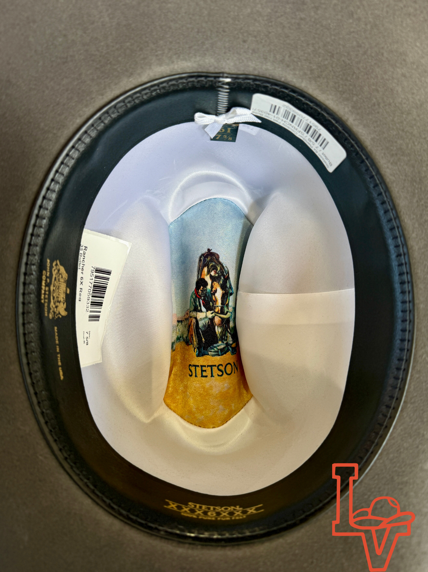 Stetson 6x Rancher Cowboy Felt Hat Regular Crown Bullet