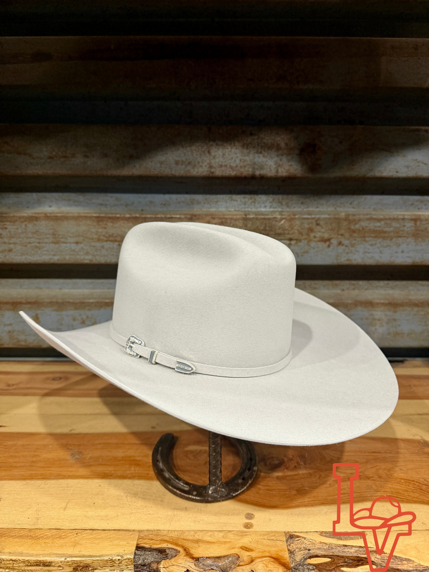 Stetson Skyline 6x Cowboy Felt Hat Silver Grey