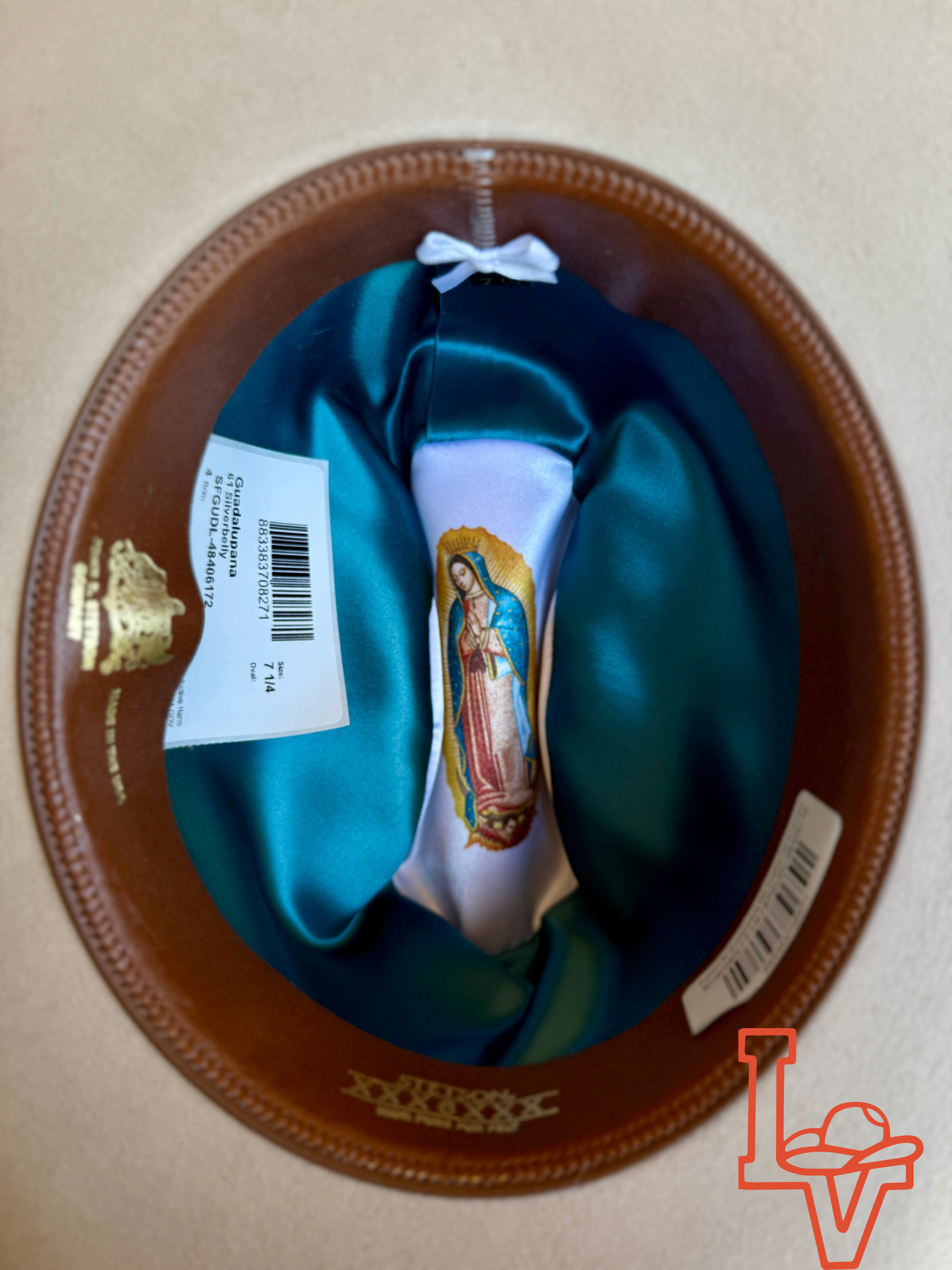Stetson 6x Guadalupana Felt Cowboy Hat Regular Crown Silverbelly