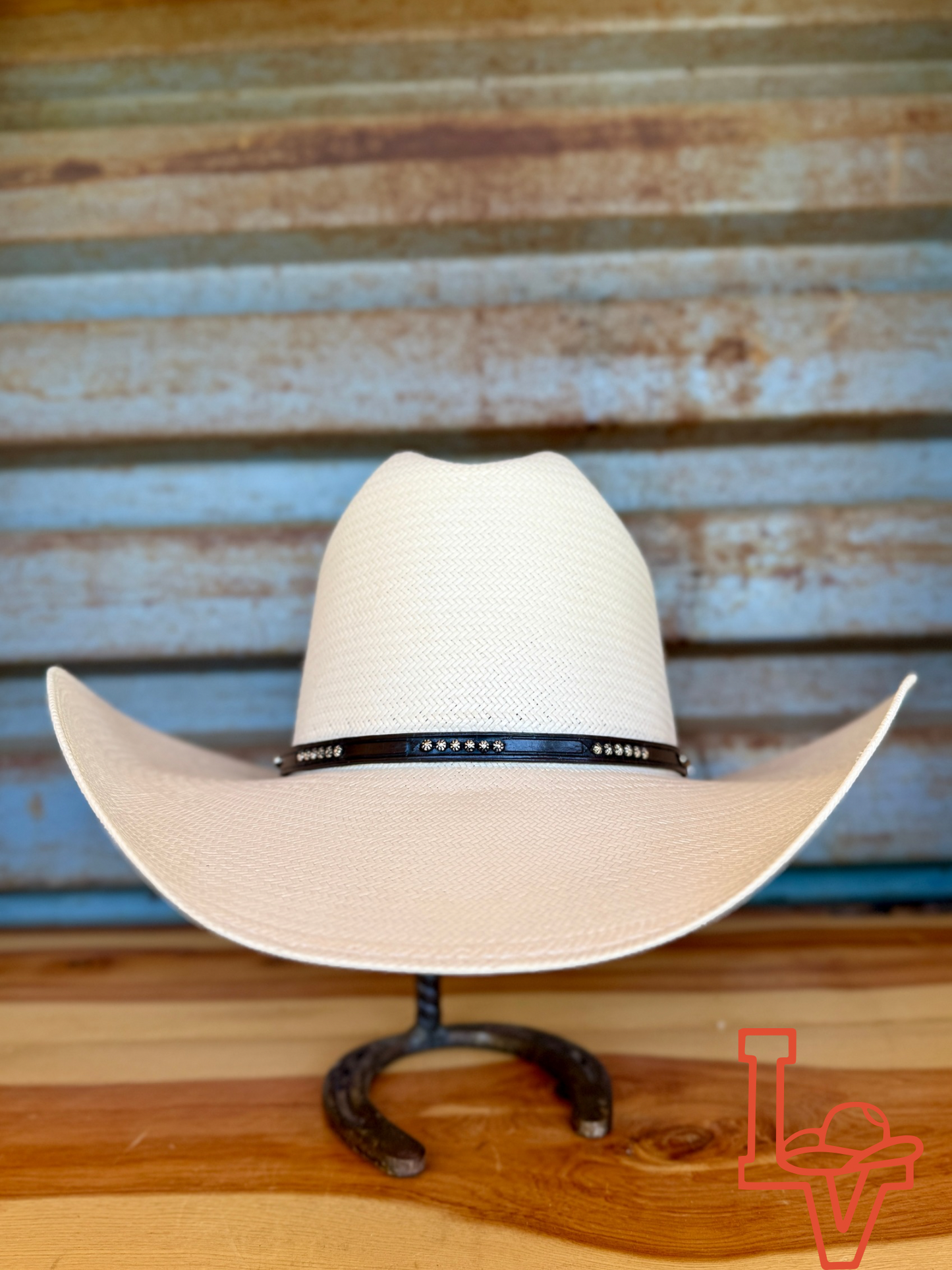 Stetson Llano 10x Straw Cowboy Hat Natural