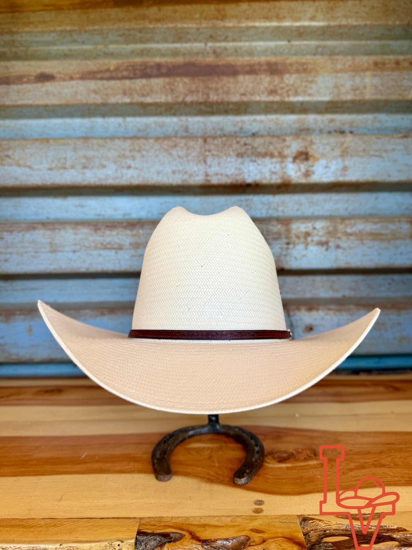 Stetson Maddock 10x Straw Cowboy Hat Natural