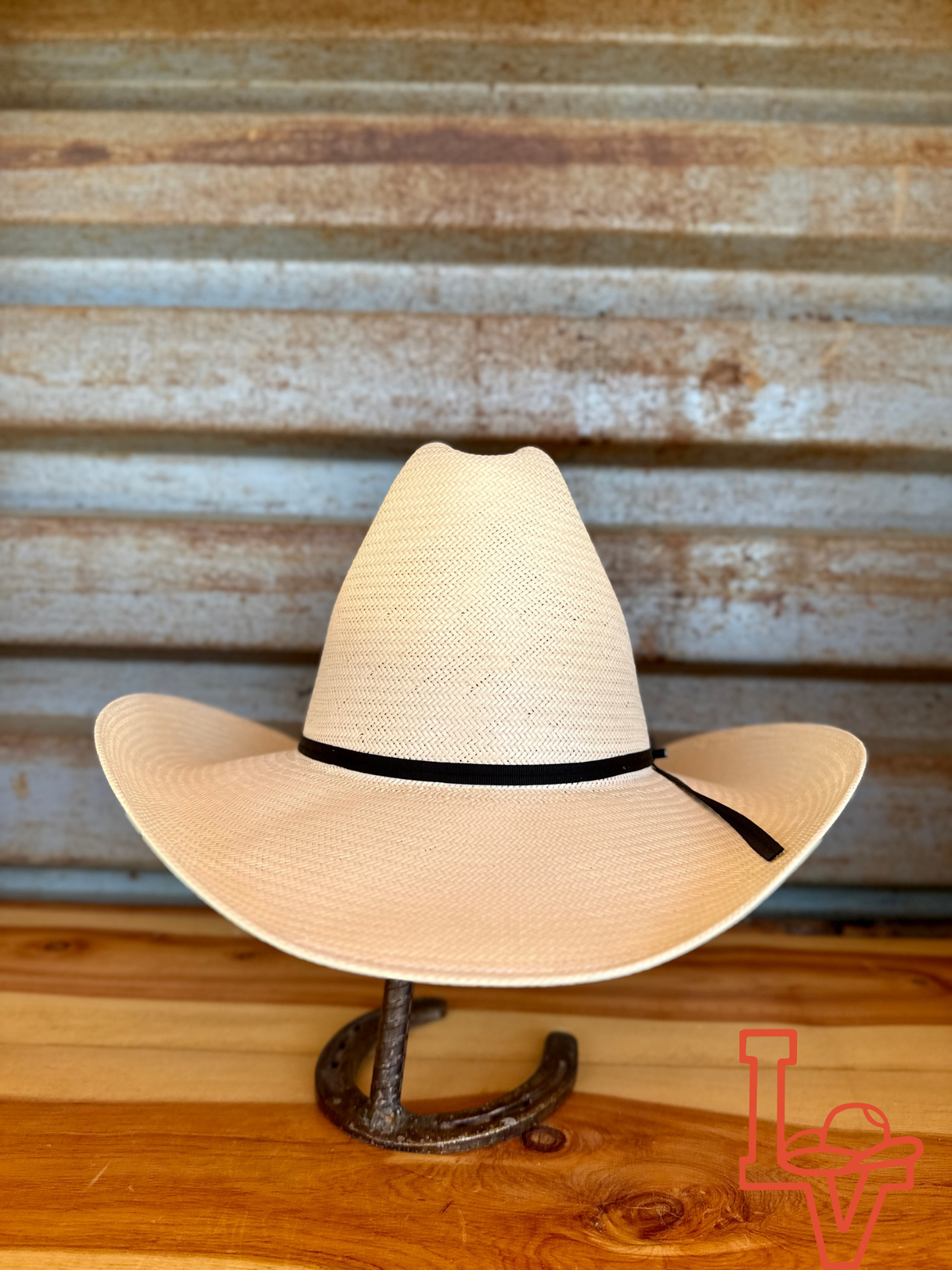 Resistol 10x Quarter Horse QH60 Cowboy Hat Straw Hat Tall Crown Natural