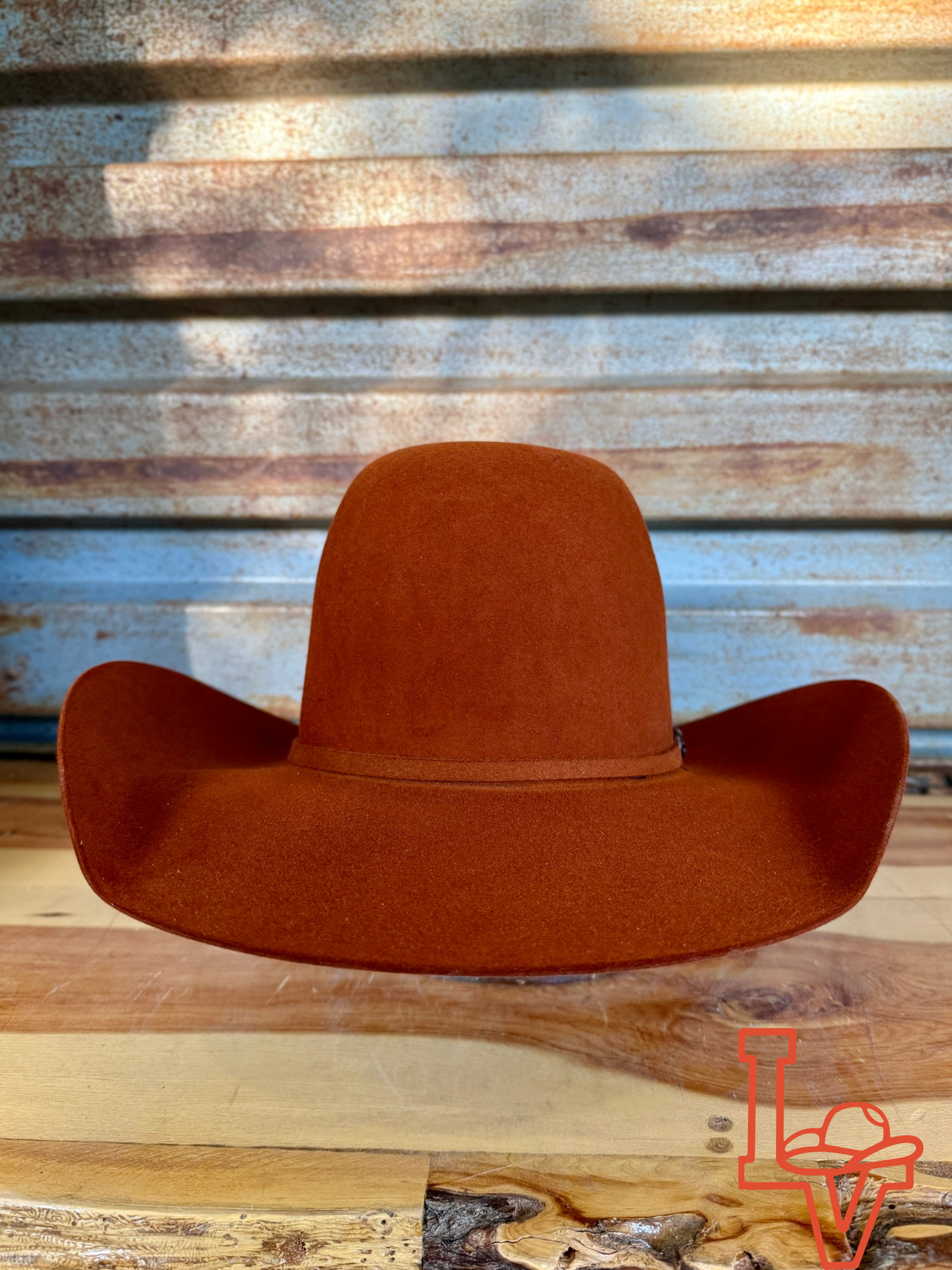 Resistol 30x Rusty Spur Cowboy Fur Felt Hat Rust