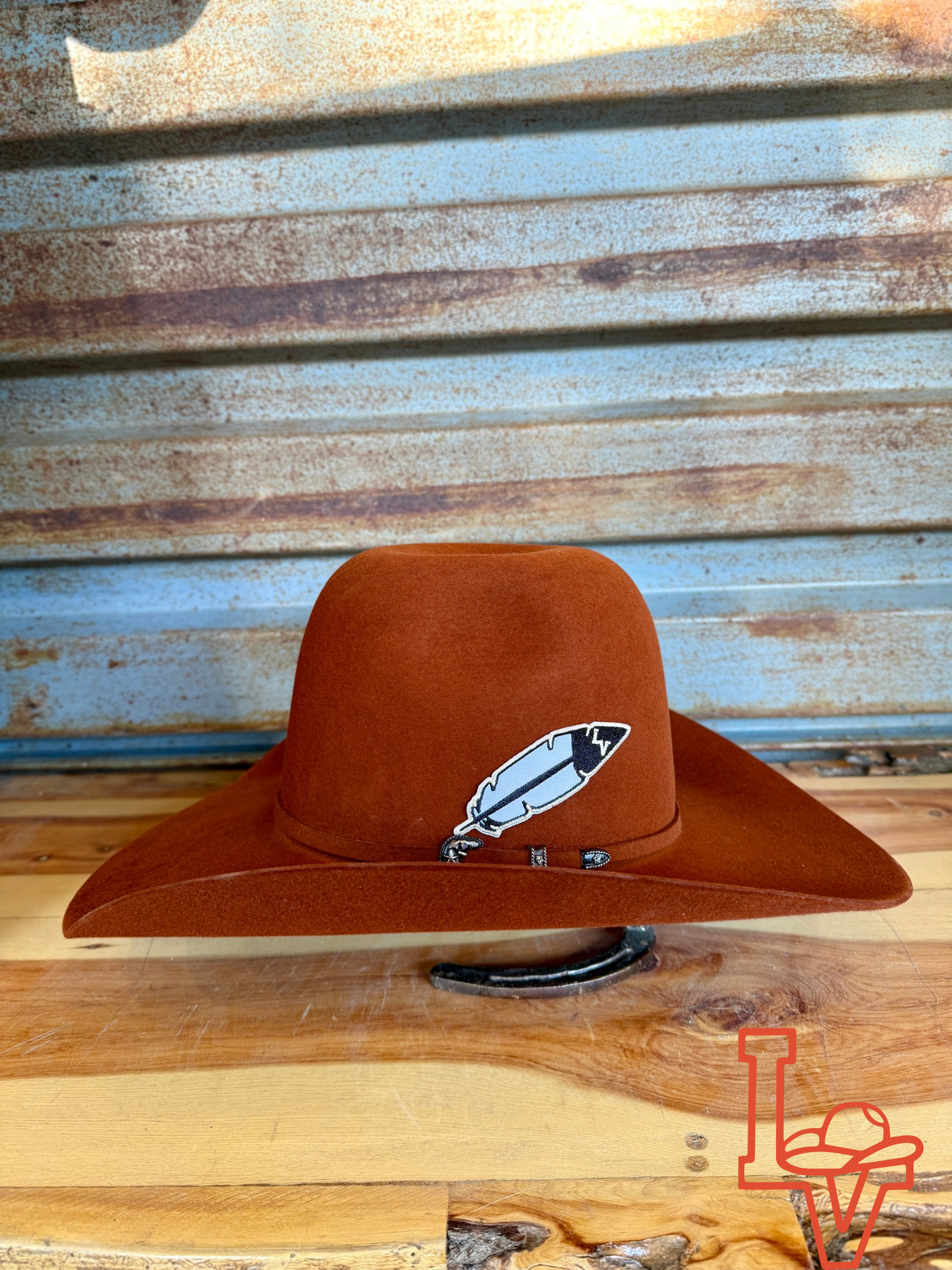Resistol 30x Rusty Spur Cowboy Fur Felt Hat Rust