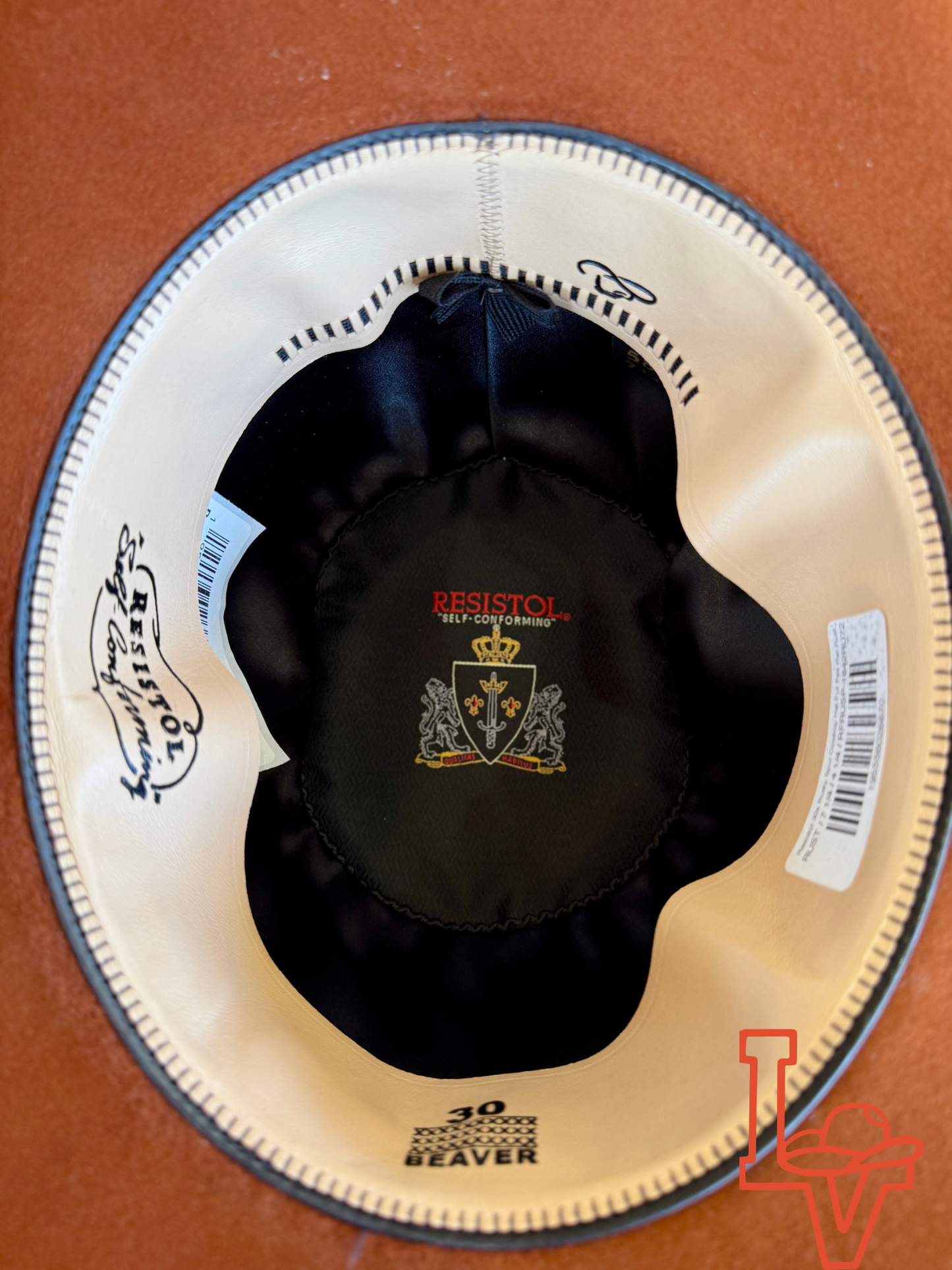 Resistol 30x Rusty Spur Cowboy Fur Felt Hat Rust