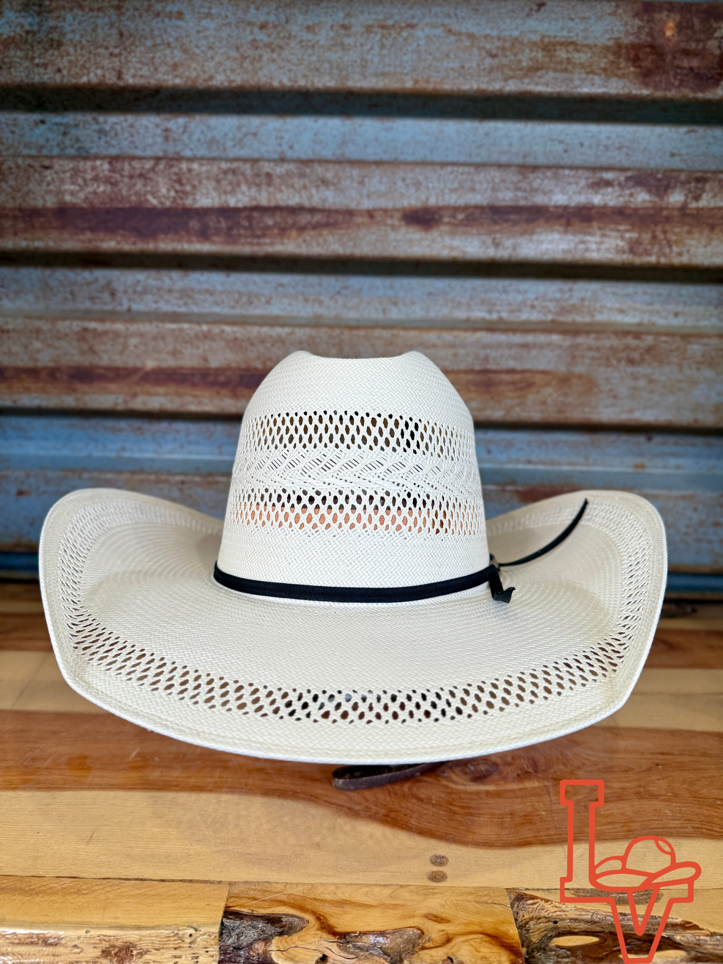 Laredo Straw Hat Regular Snow Drift White