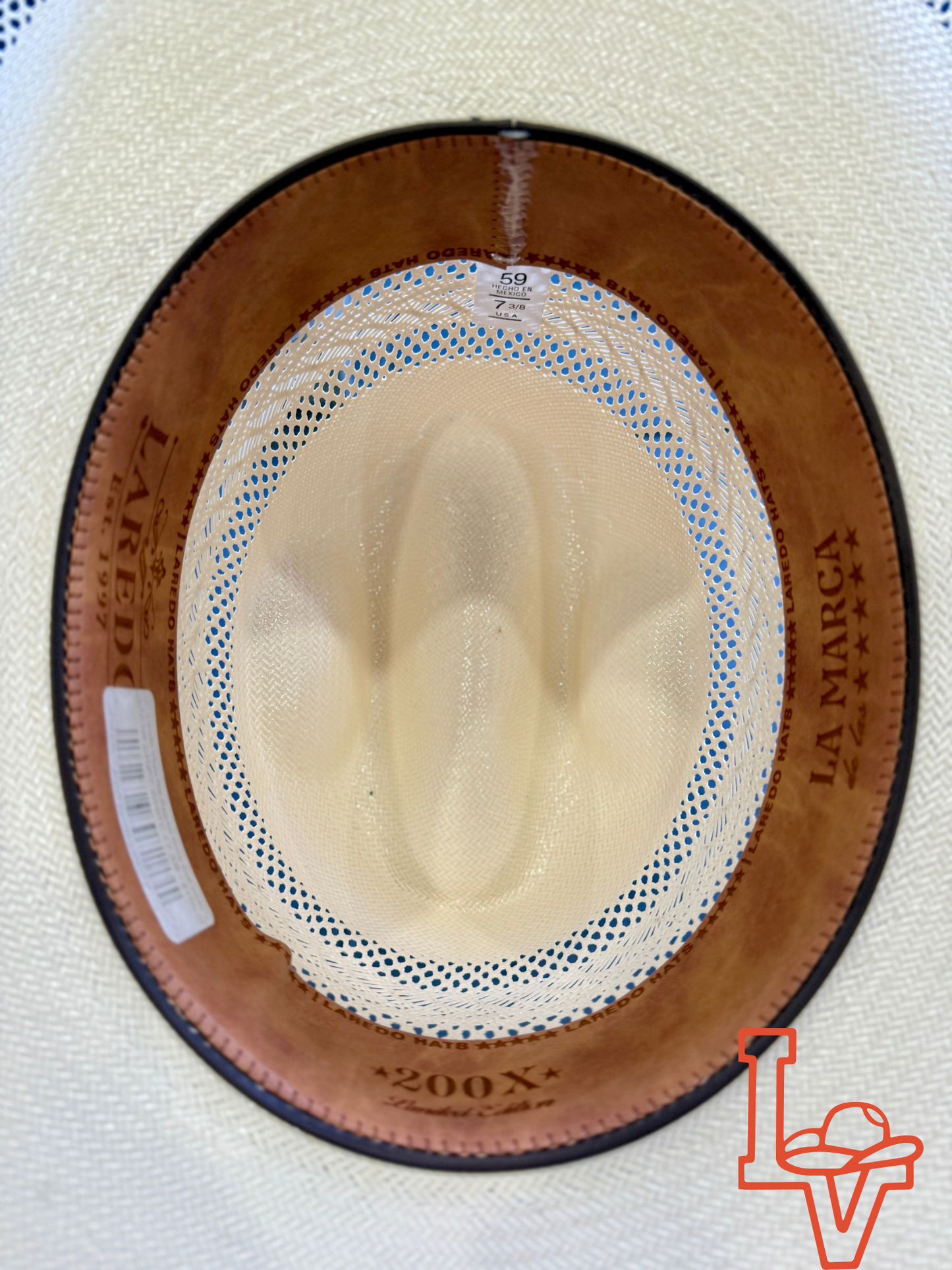 Laredo Straw Hat Regular Snow Drift White