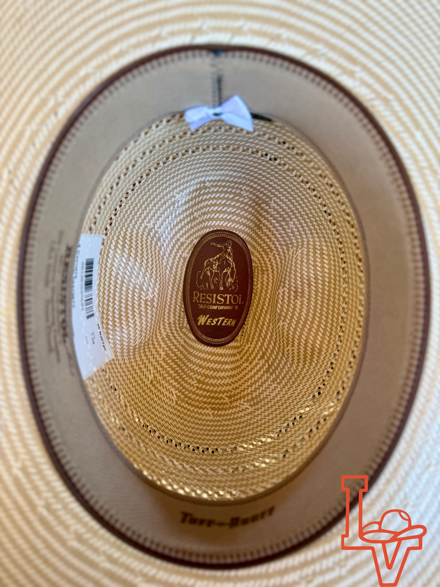 Resistol 20X 4 Corners Cowboy Hat Straw Hat Regular Crown Natural/Tan
