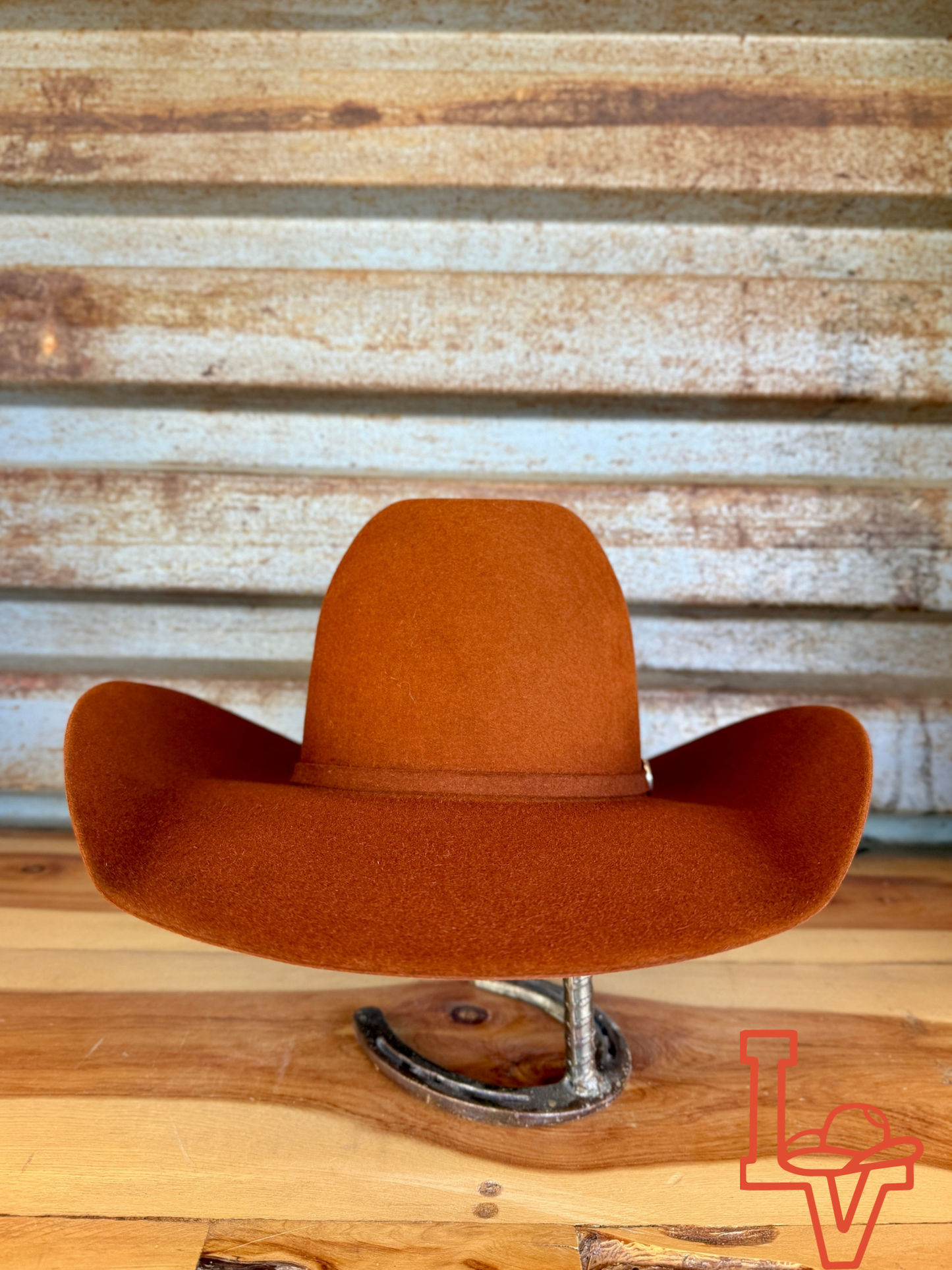 Resistol 6x Midnight Cowboy Hat Fur Felt Hat Rust