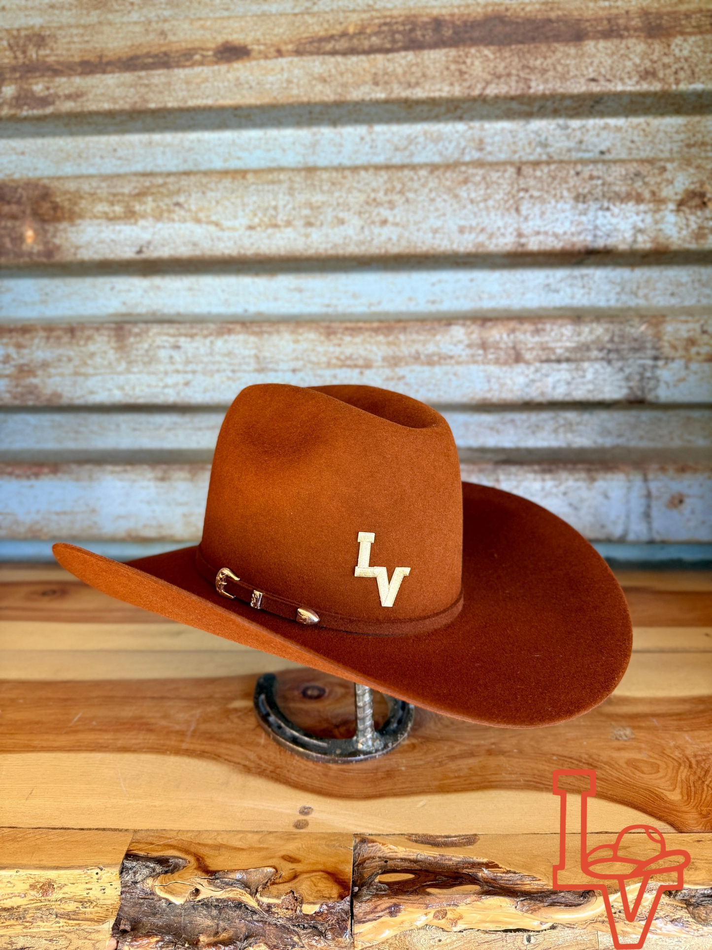 Resistol 6x Midnight Cowboy Hat Fur Felt Hat Rust