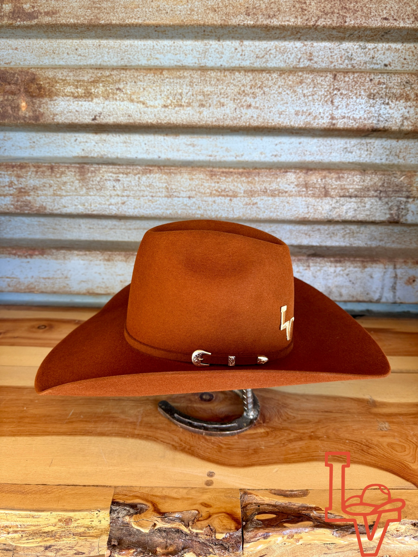 Resistol 6x Midnight Cowboy Hat Fur Felt Hat Rust
