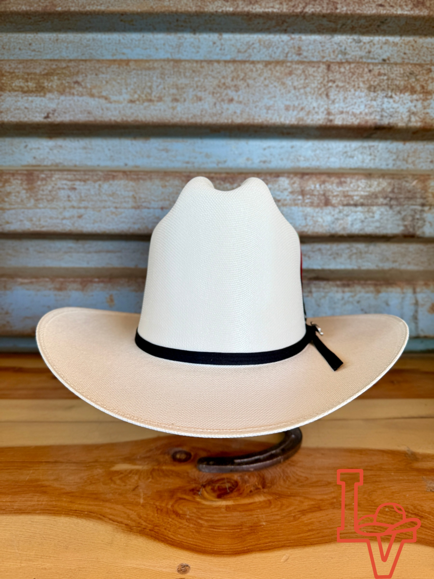 Laredo Straw Hat Telar Tall Crown 100X El Sinaloa White