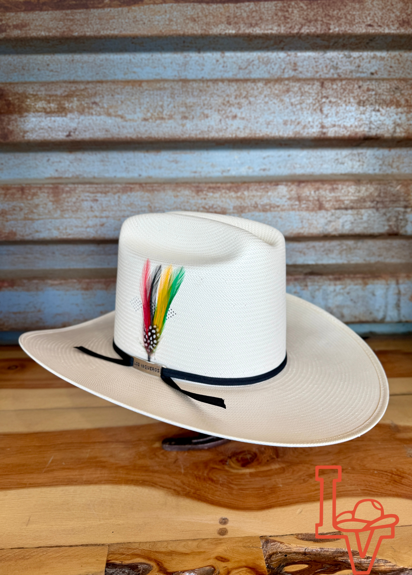 Los Vaqueros Fine Straw Hat Tall Crown 200X El Viejon White Estilo Sinaloa
