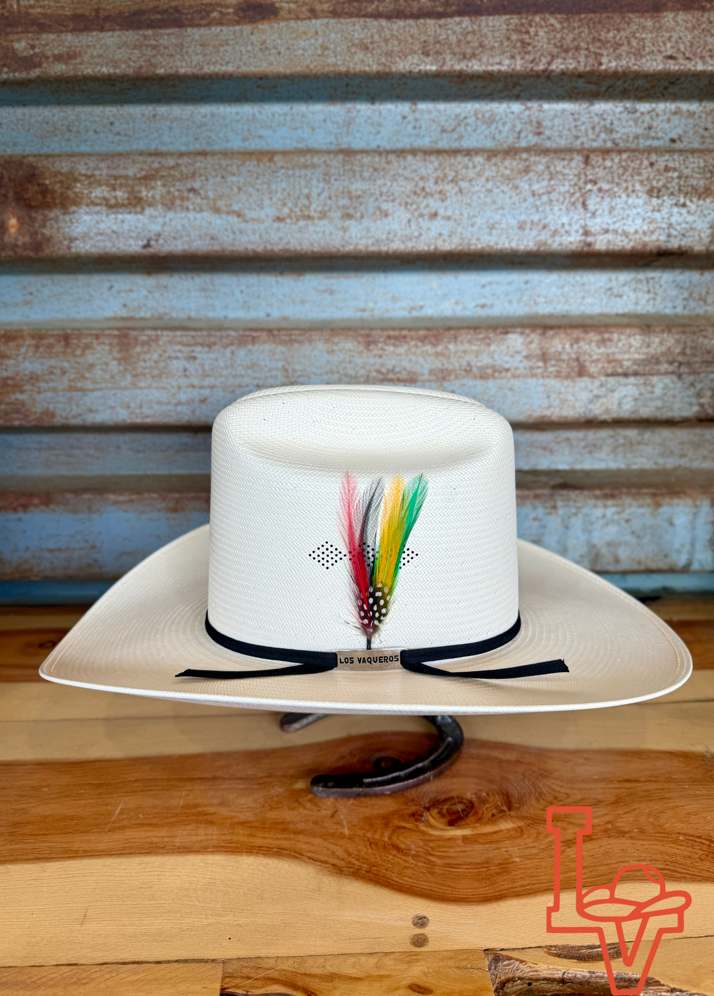 Los Vaqueros Fine Straw Hat Tall Crown 200X El Viejon White Estilo Sinaloa