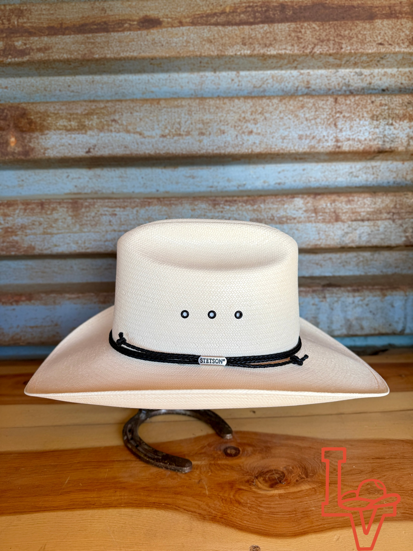Stetson Carson 10x Straw Cowboy Hat Regular Crown Natural