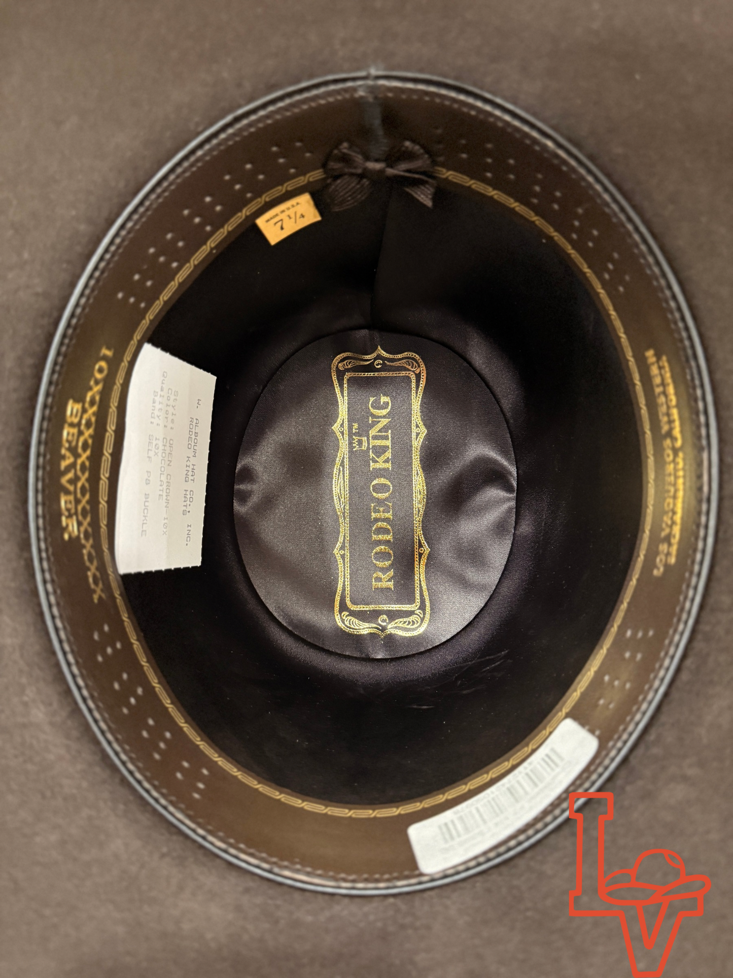 Rodeo King 10X Beaver Felt Hat Regular Crown Chocolate