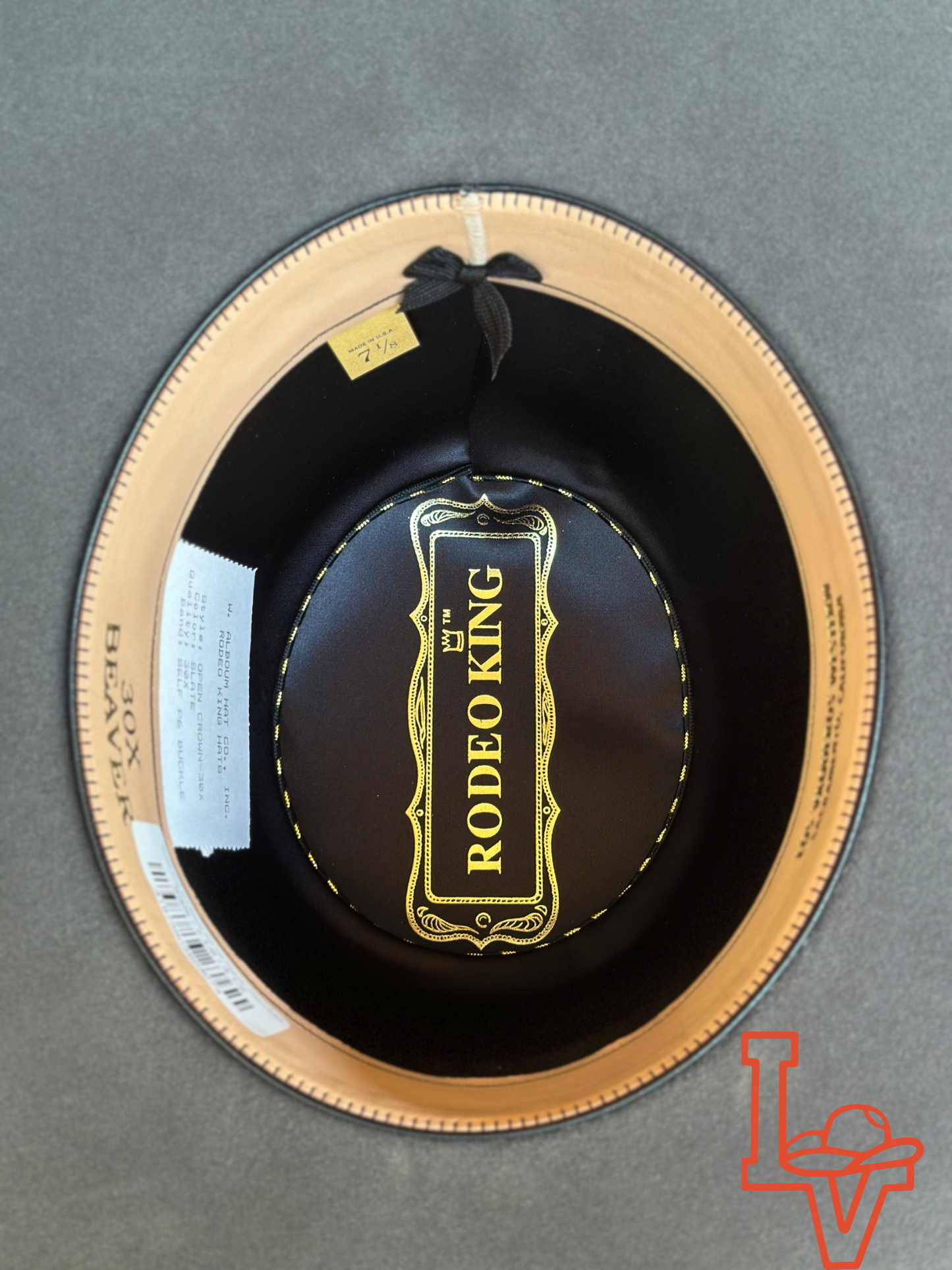 Rodeo King 30X Beaver Felt Hat Regular Crown Slate