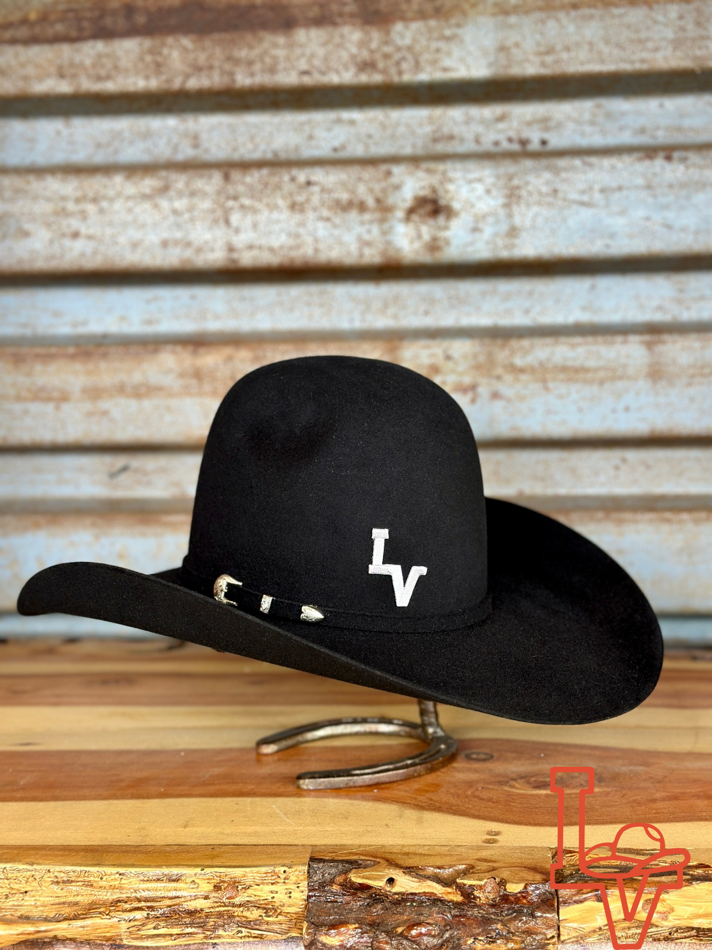 Resistol 6x Midnight Cowboy Hat Fur Felt Hat Regular Crown Black
