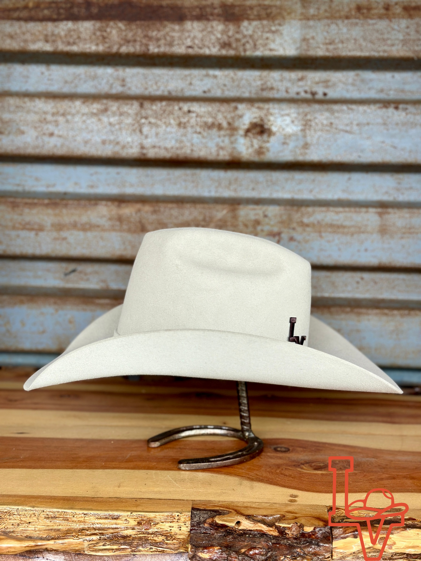 Resistol 6x Midnight Cowboy Hat Fur Felt Hat Regular Crown Silverbelly