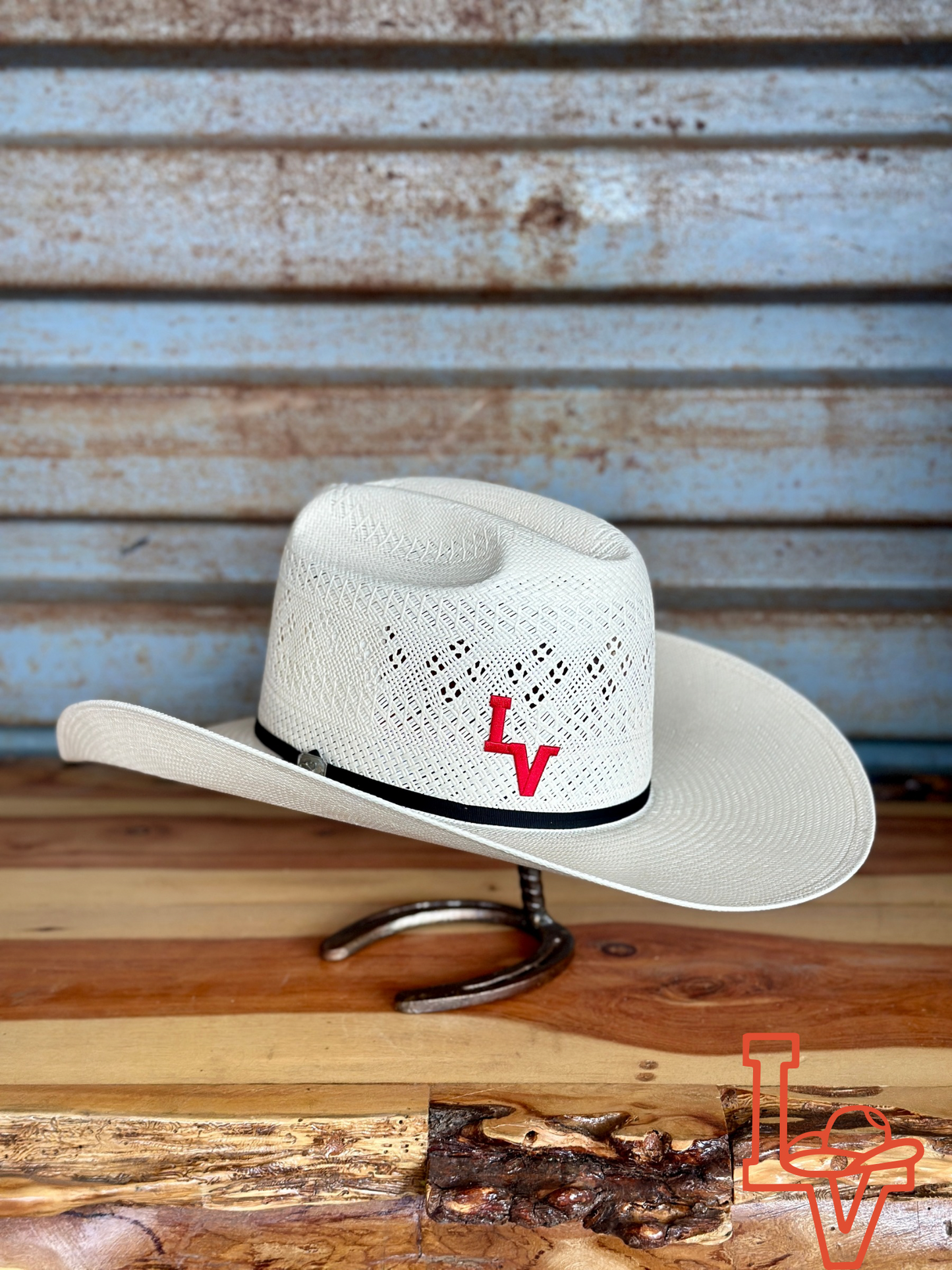 Resistol 20x Latigo Cowboy Hat Straw Hat Regular Crown Natural