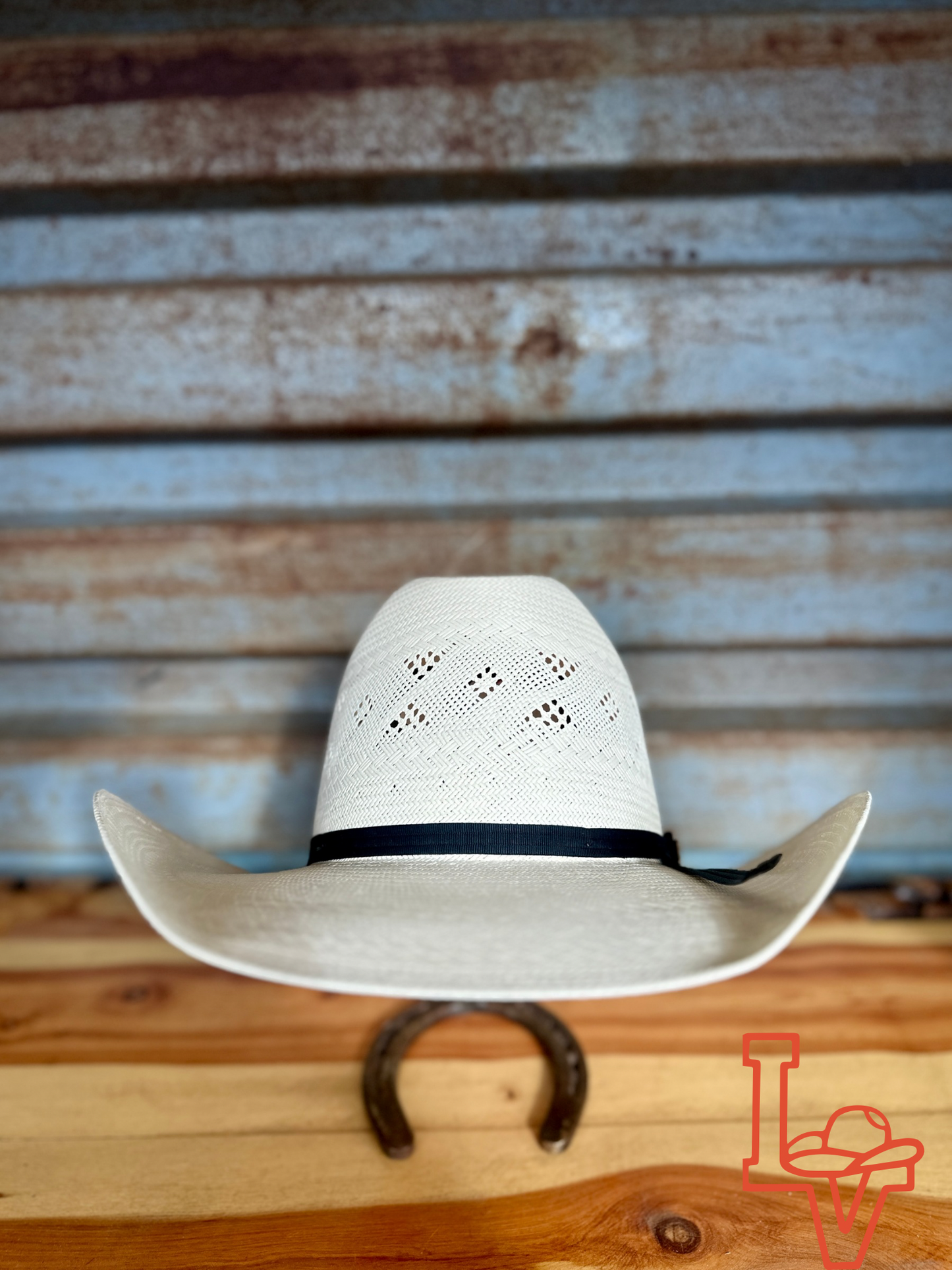 Resistol 20x Cody Cowboy Hat Straw Hat Regular Crown Natural