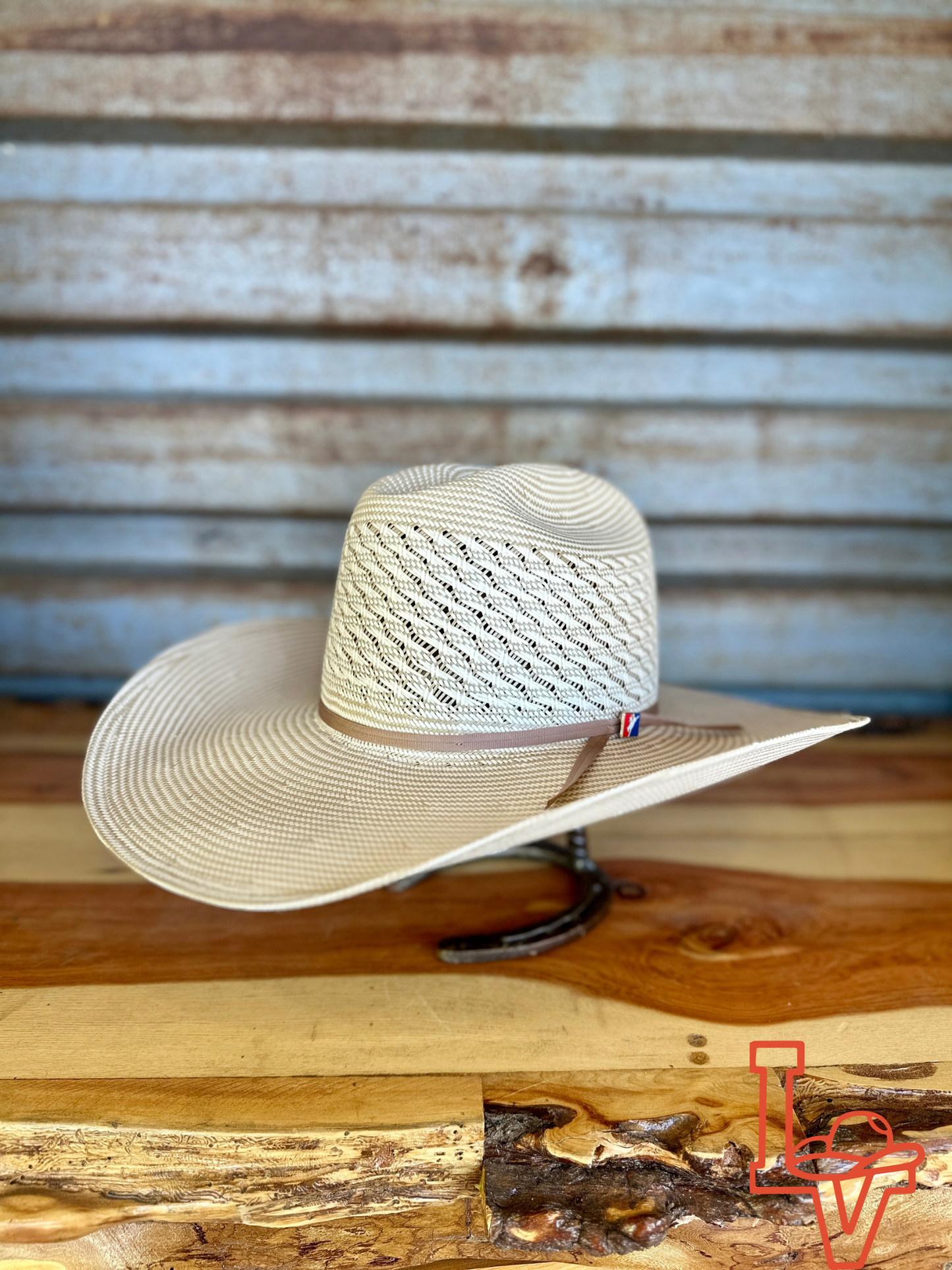 Resistol 20x Ryder Straw Hat Regular Crown Natural/Tan