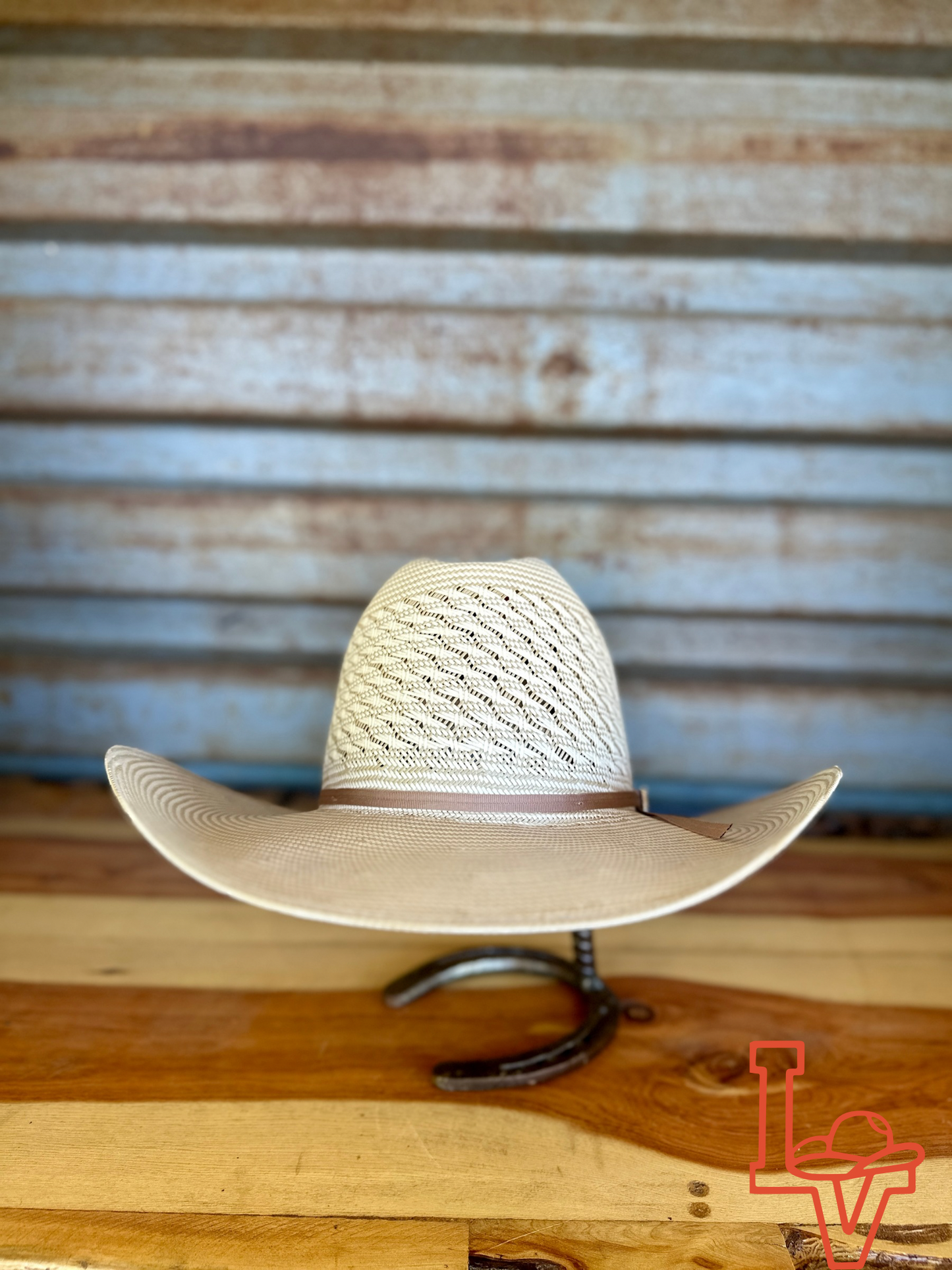 Resistol 20x Ryder Straw Hat Regular Crown Natural/Tan