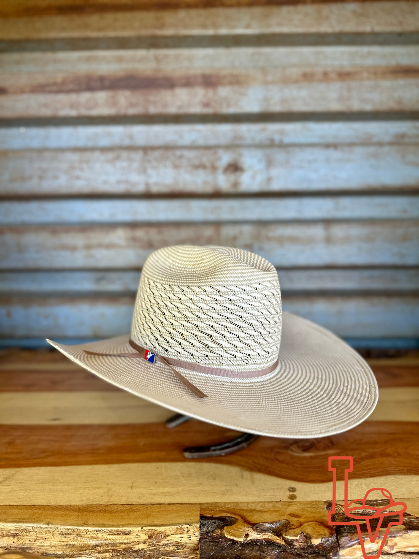Resistol 20x Ryder Straw Hat Regular Crown Natural/Tan