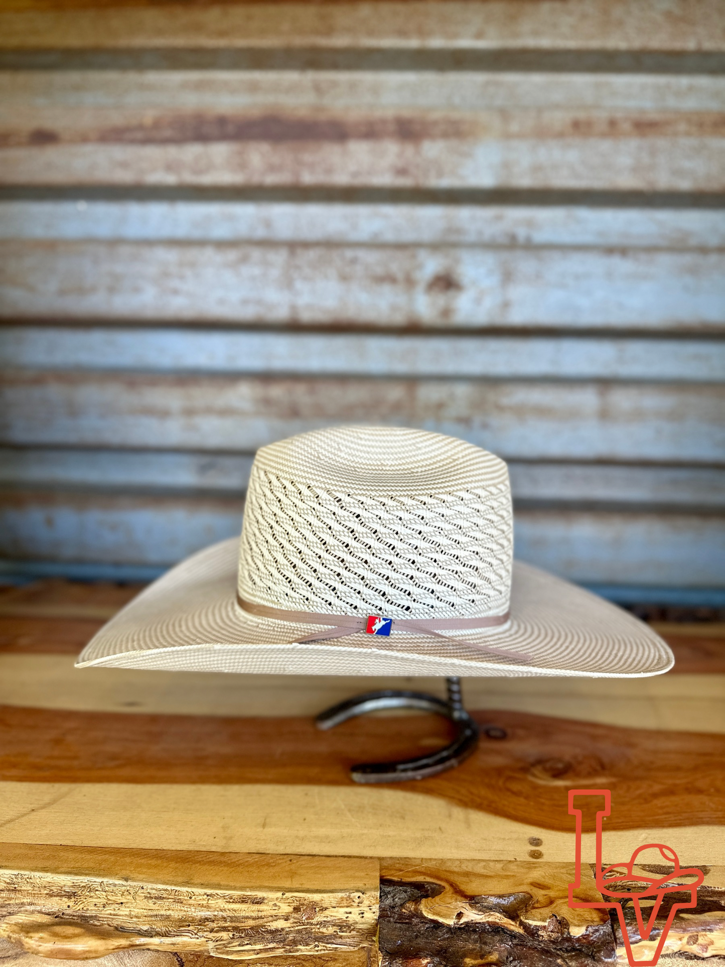 Resistol 20x Ryder Straw Hat Regular Crown Natural/Tan