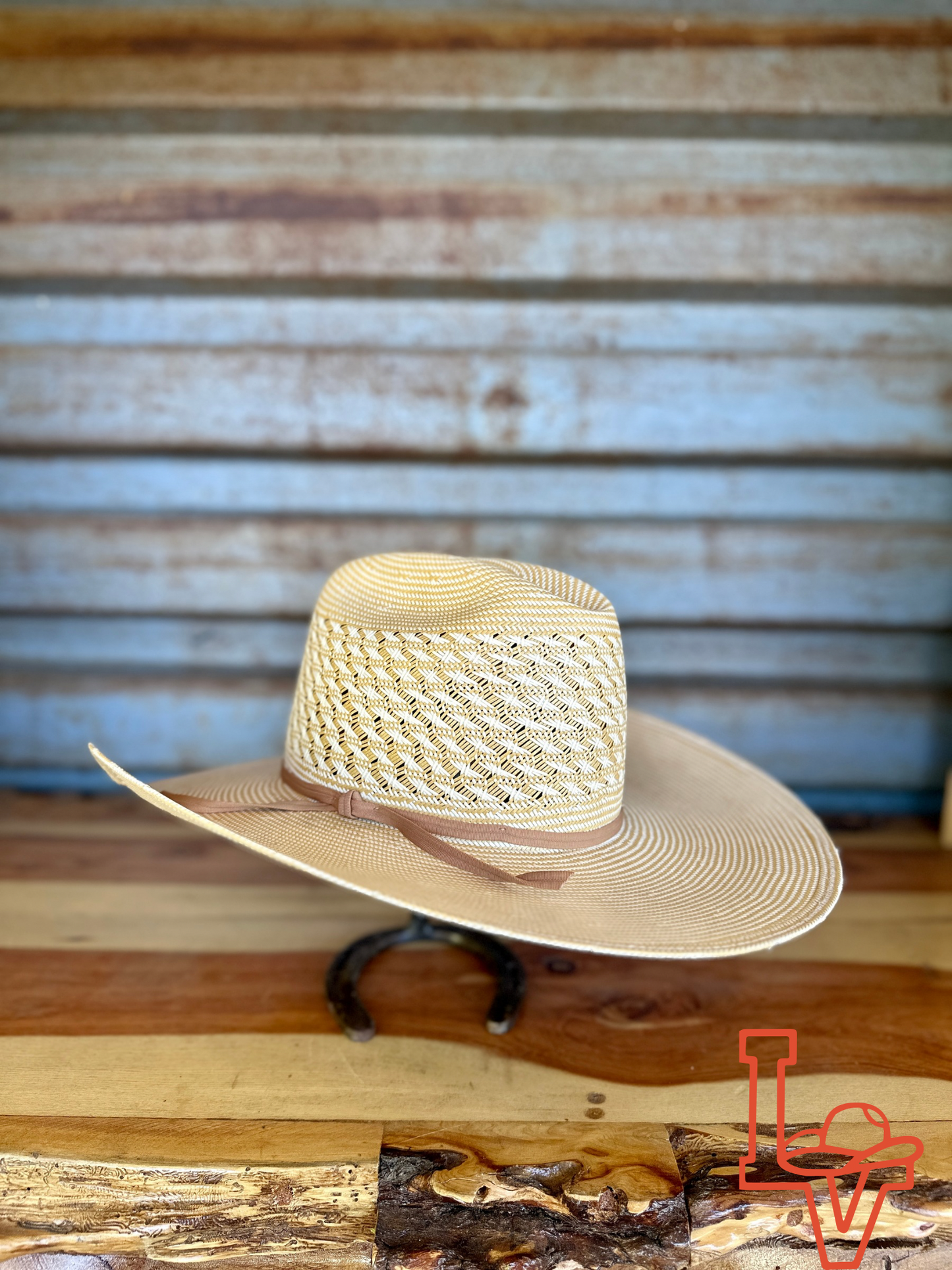 Resistol 20x Ryder Straw Hat Ivory/Wheat