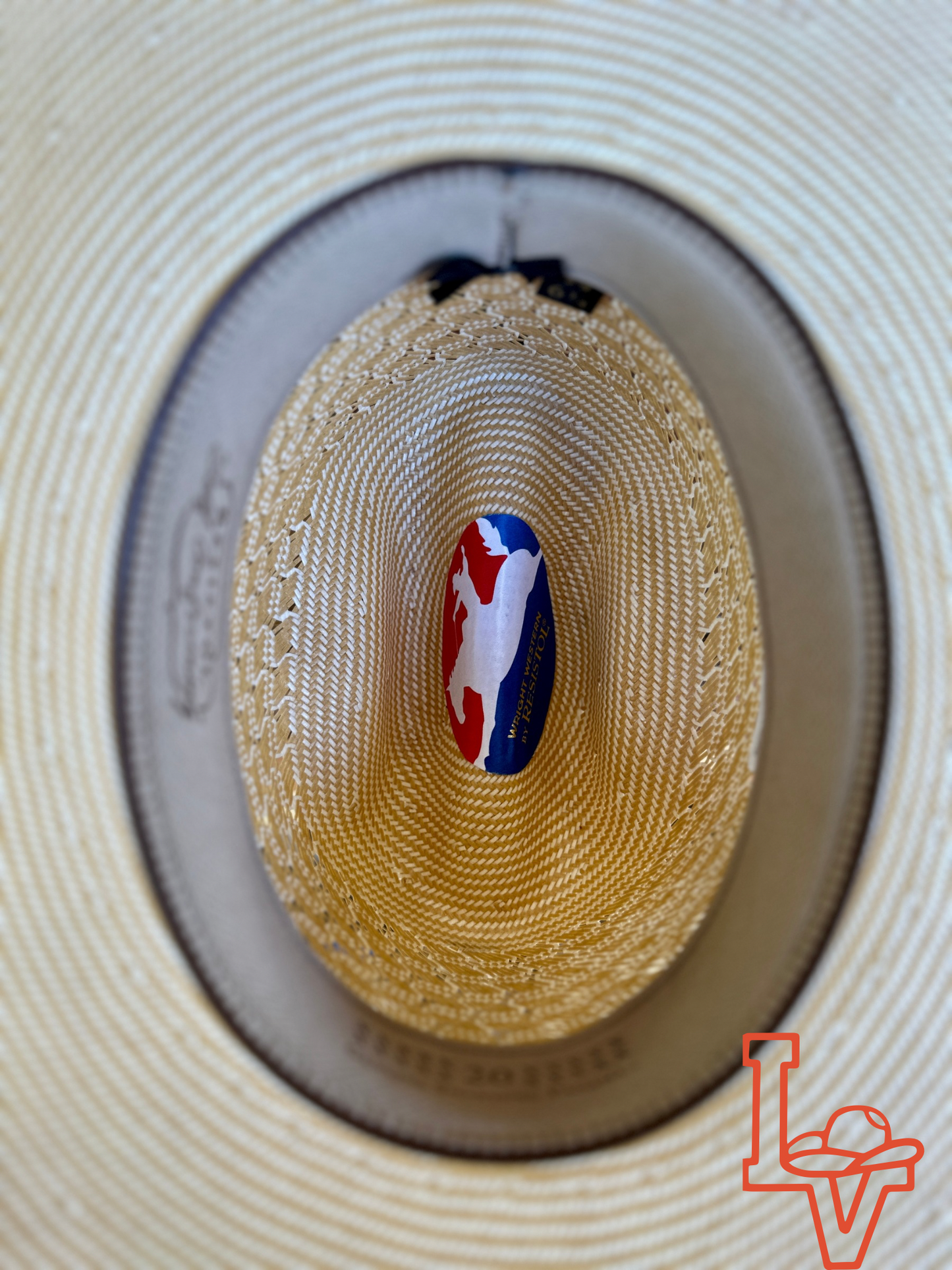 Resistol 20x Ryder Straw Hat Ivory/Wheat