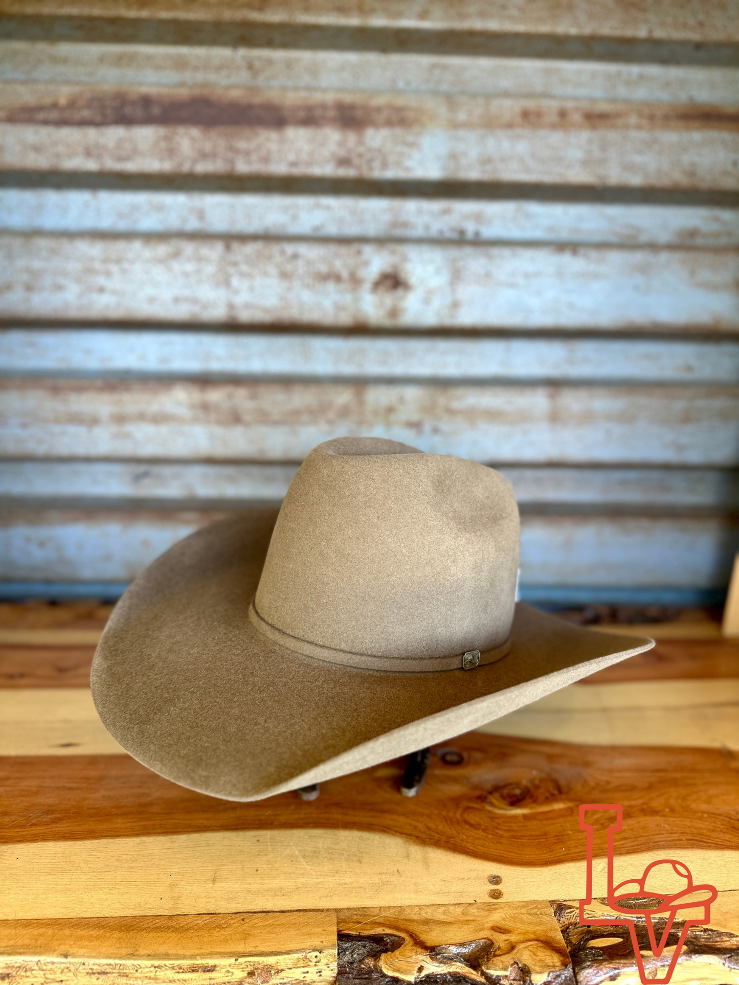 Resistol 10x Chute Boss Cowboy Hat Fur Felt Hat Regular Crown Dunn