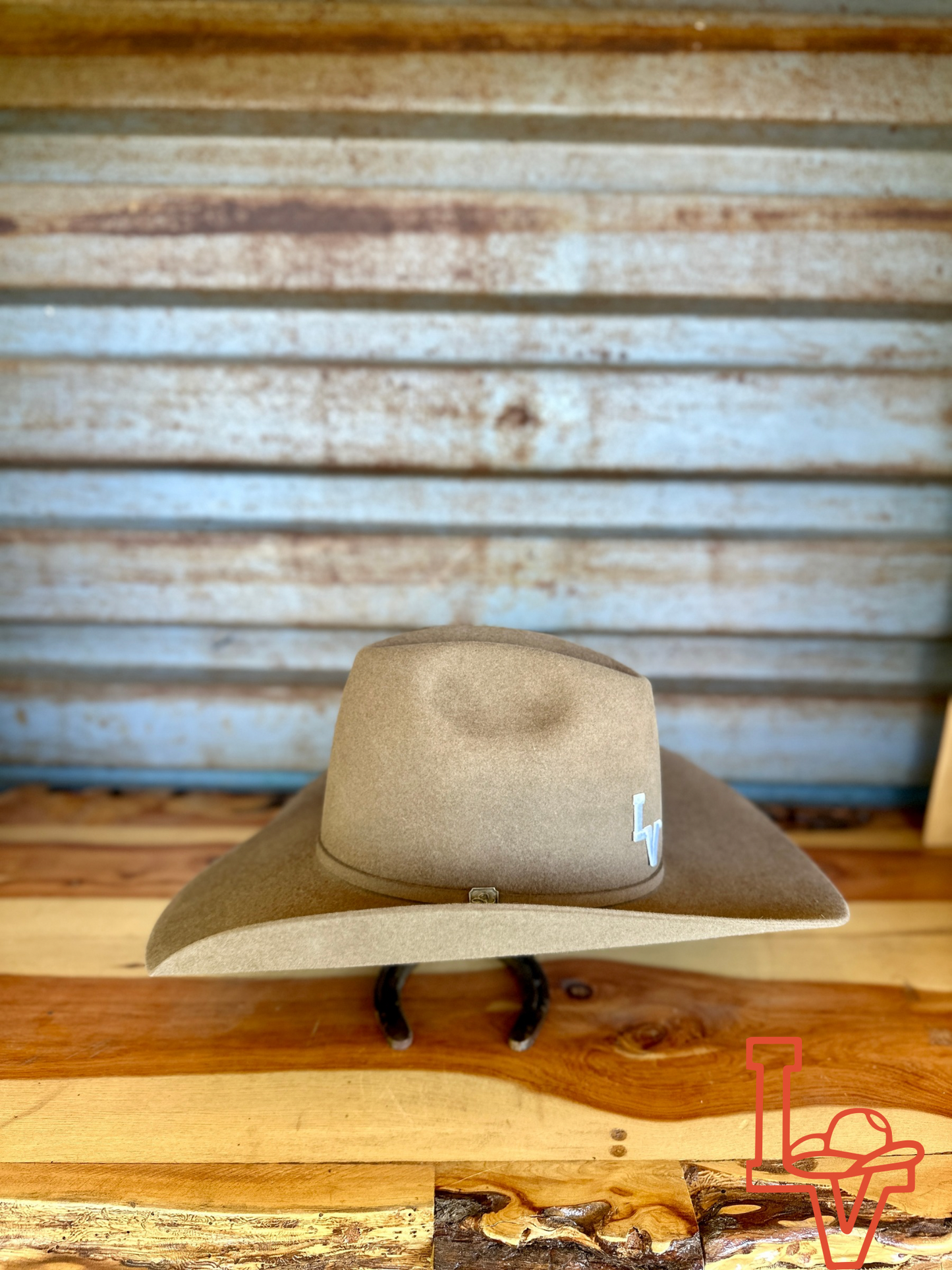 Resistol 10x Chute Boss Cowboy Hat Fur Felt Hat Regular Crown Dunn