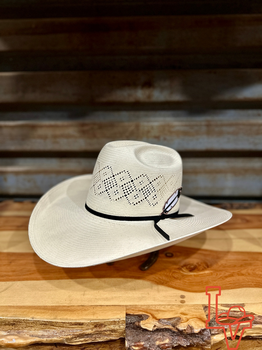 Stetson Brookwood 10x Straw Cowboy Hat Regular Crown Natural