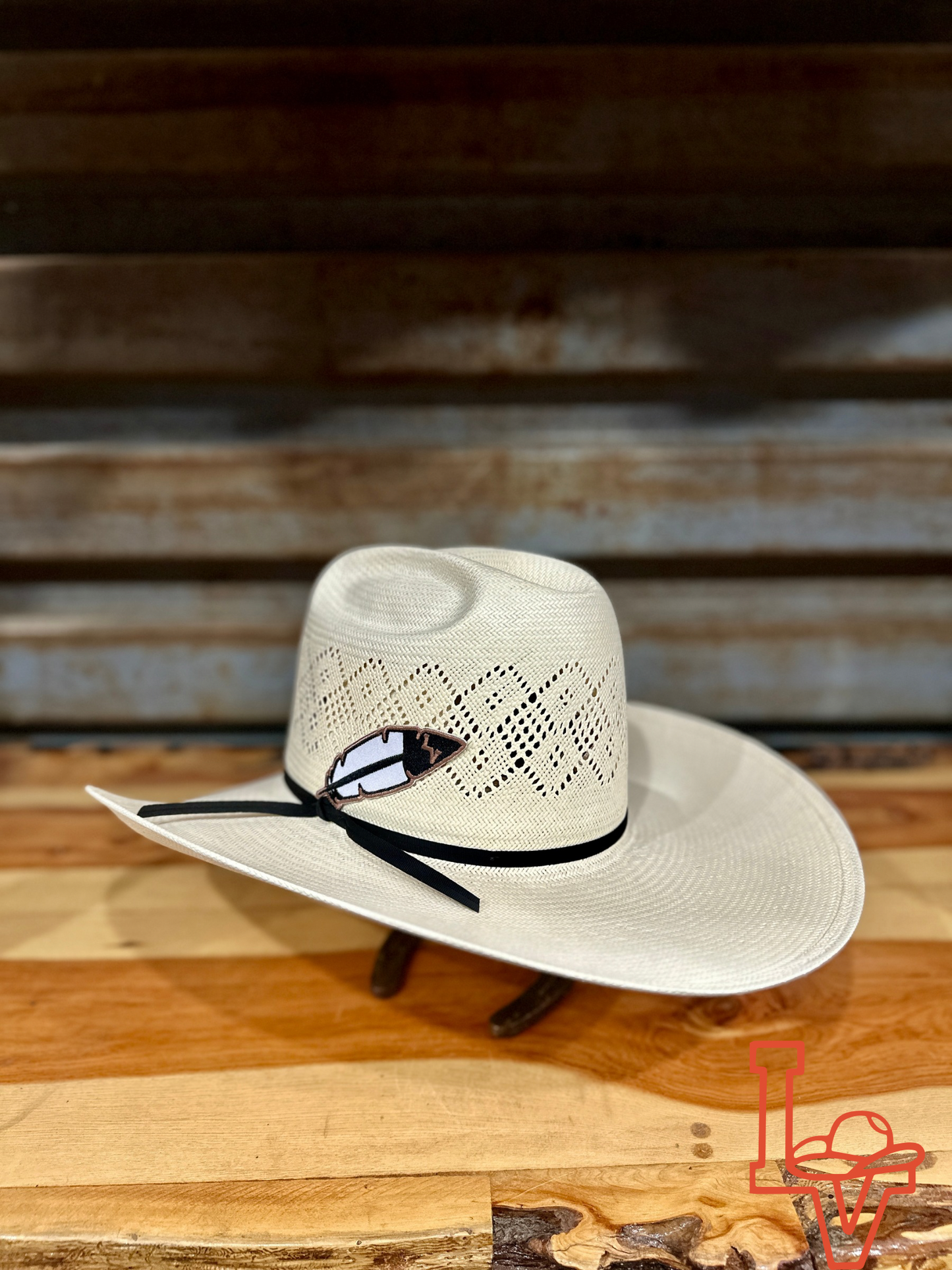 Stetson Brookwood 10x Straw Cowboy Hat Regular Crown Natural