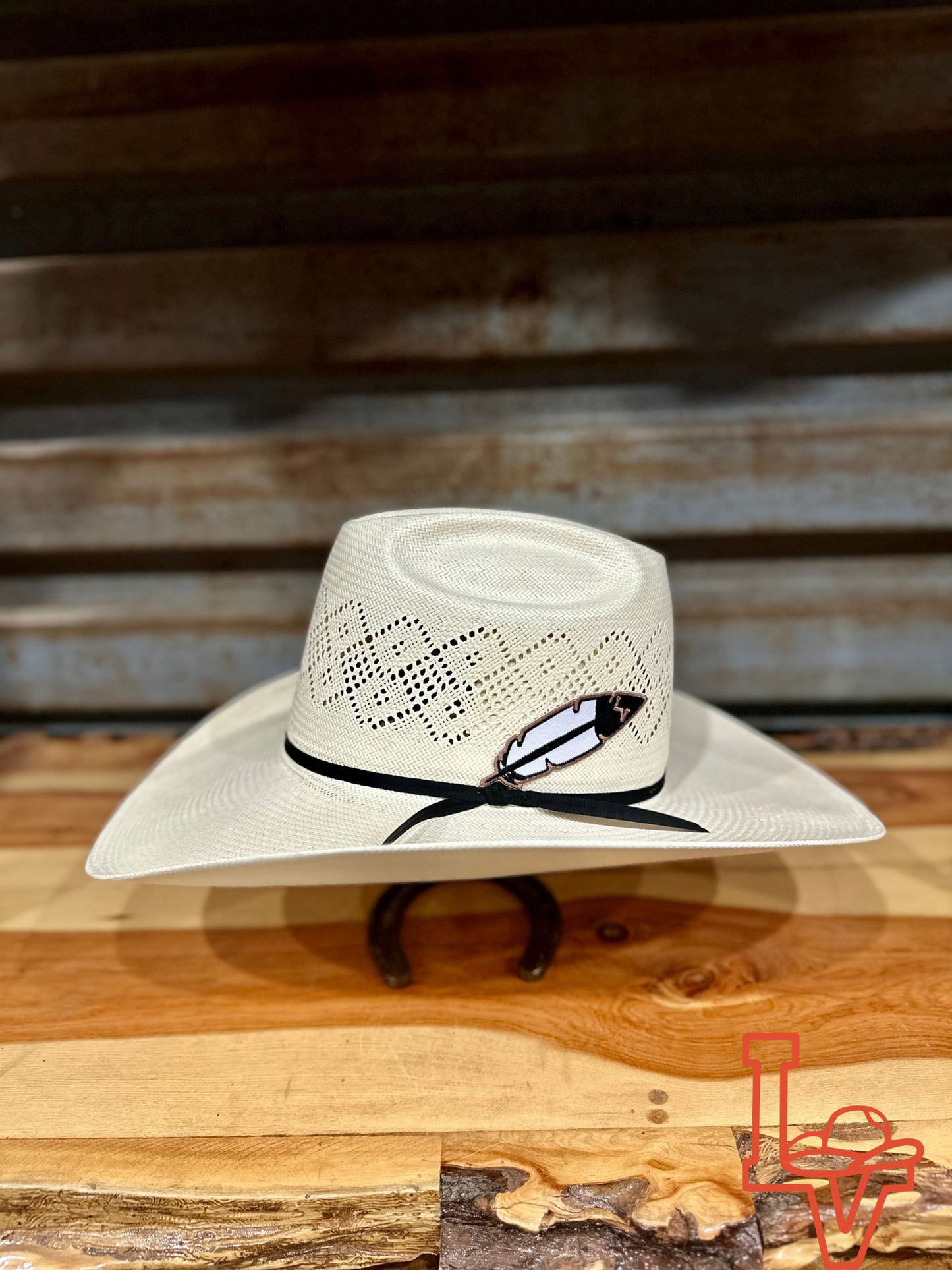 Stetson Brookwood 10x Straw Cowboy Hat Regular Crown Natural