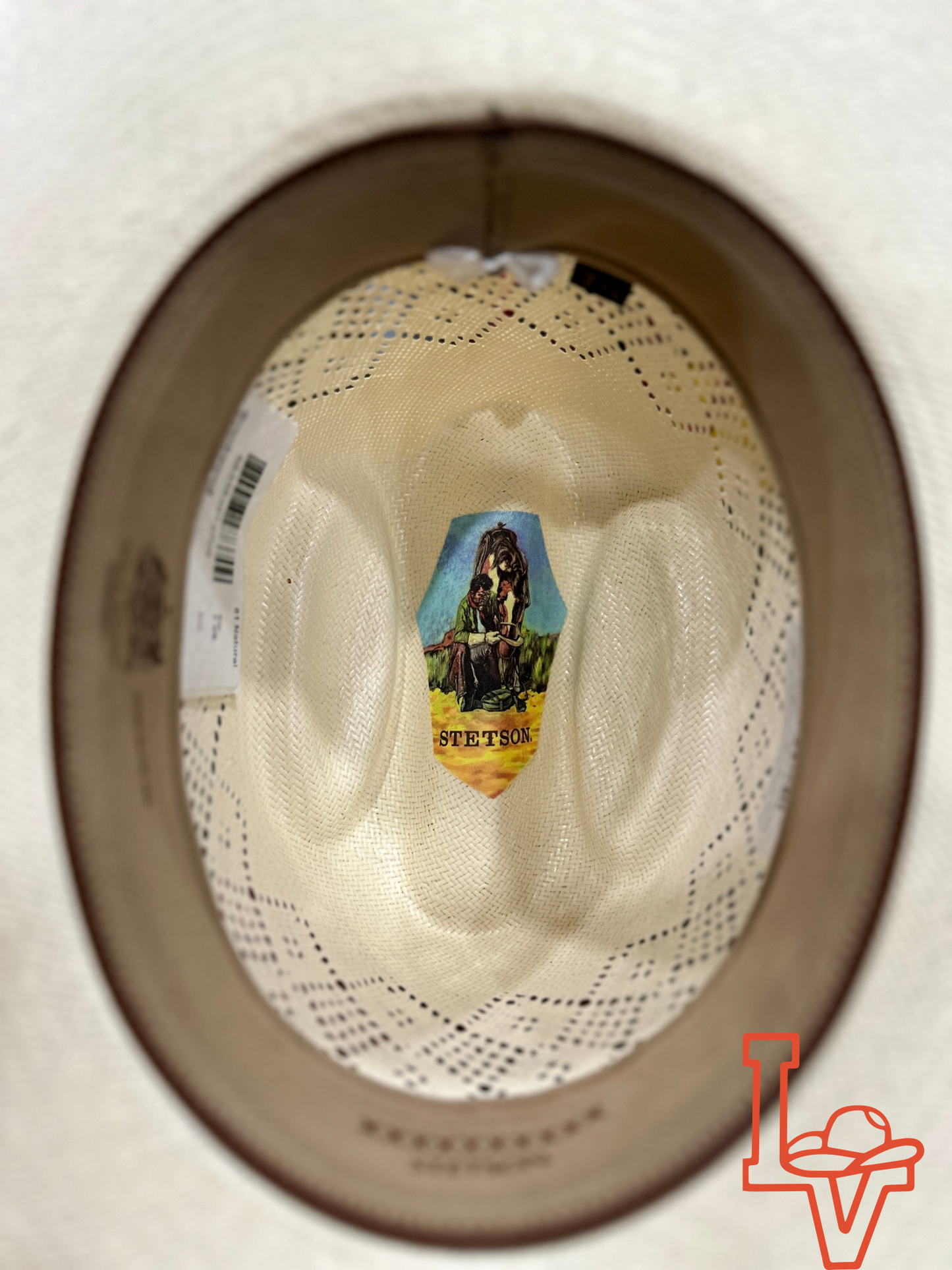 Stetson Brookwood 10x Straw Cowboy Hat Regular Crown Natural