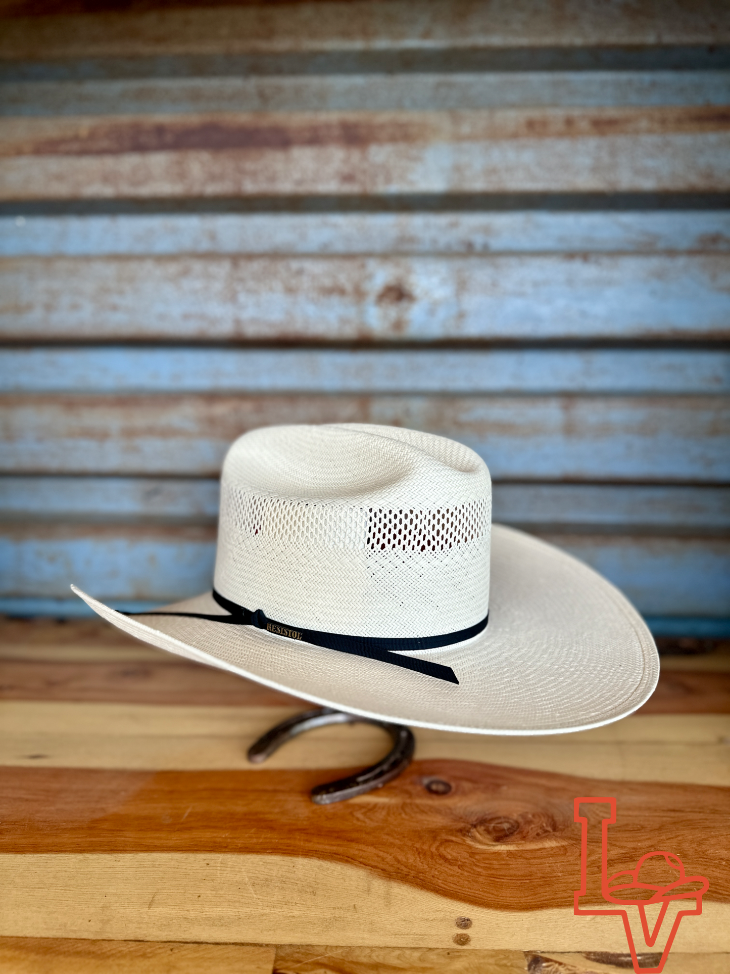 Resistol 10x USTRC Big Money Cowboy Hat Straw Hat Regular Crown Natural