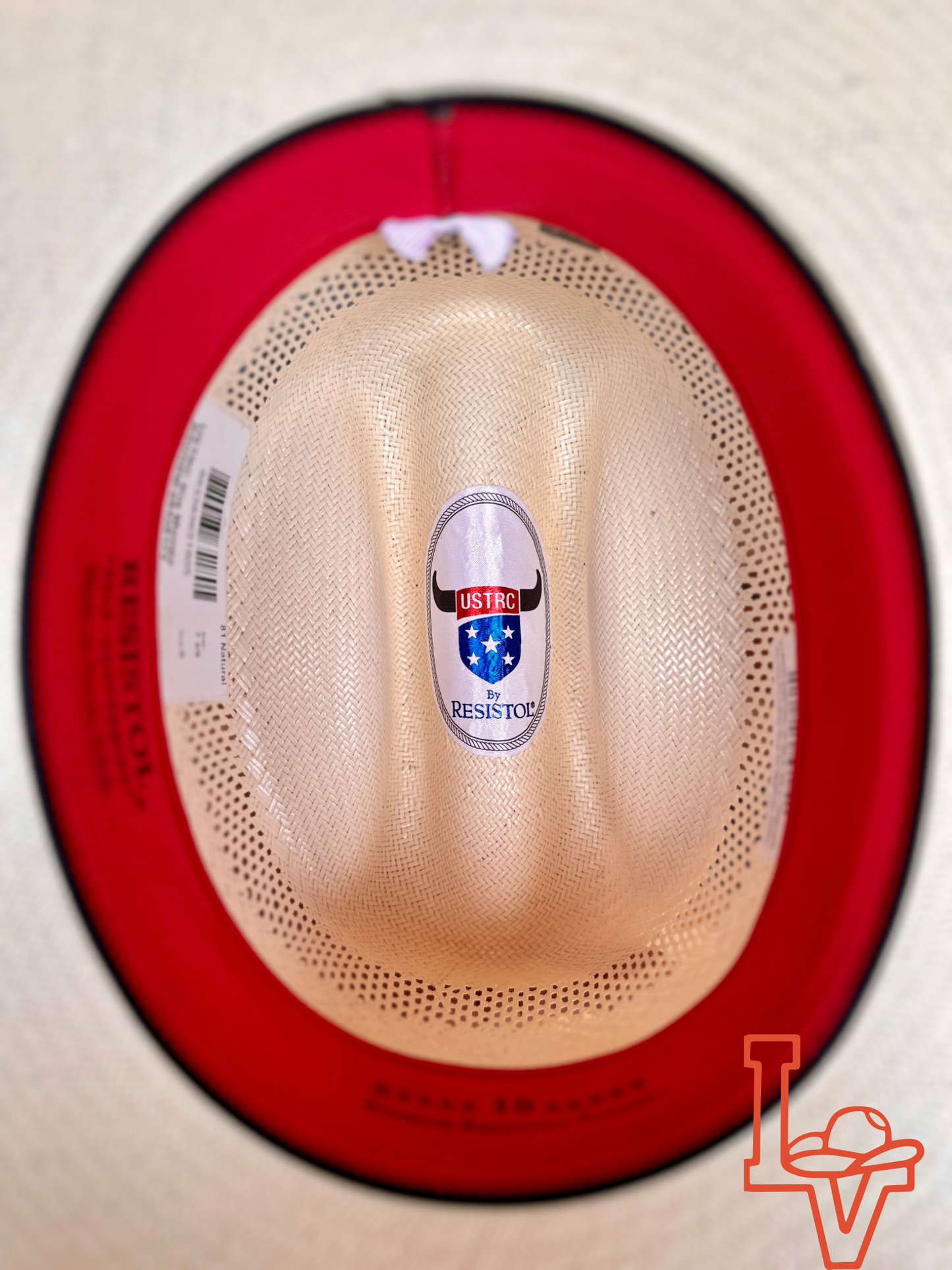 Resistol 10x USTRC Big Money Cowboy Hat Straw Hat Regular Crown Natural