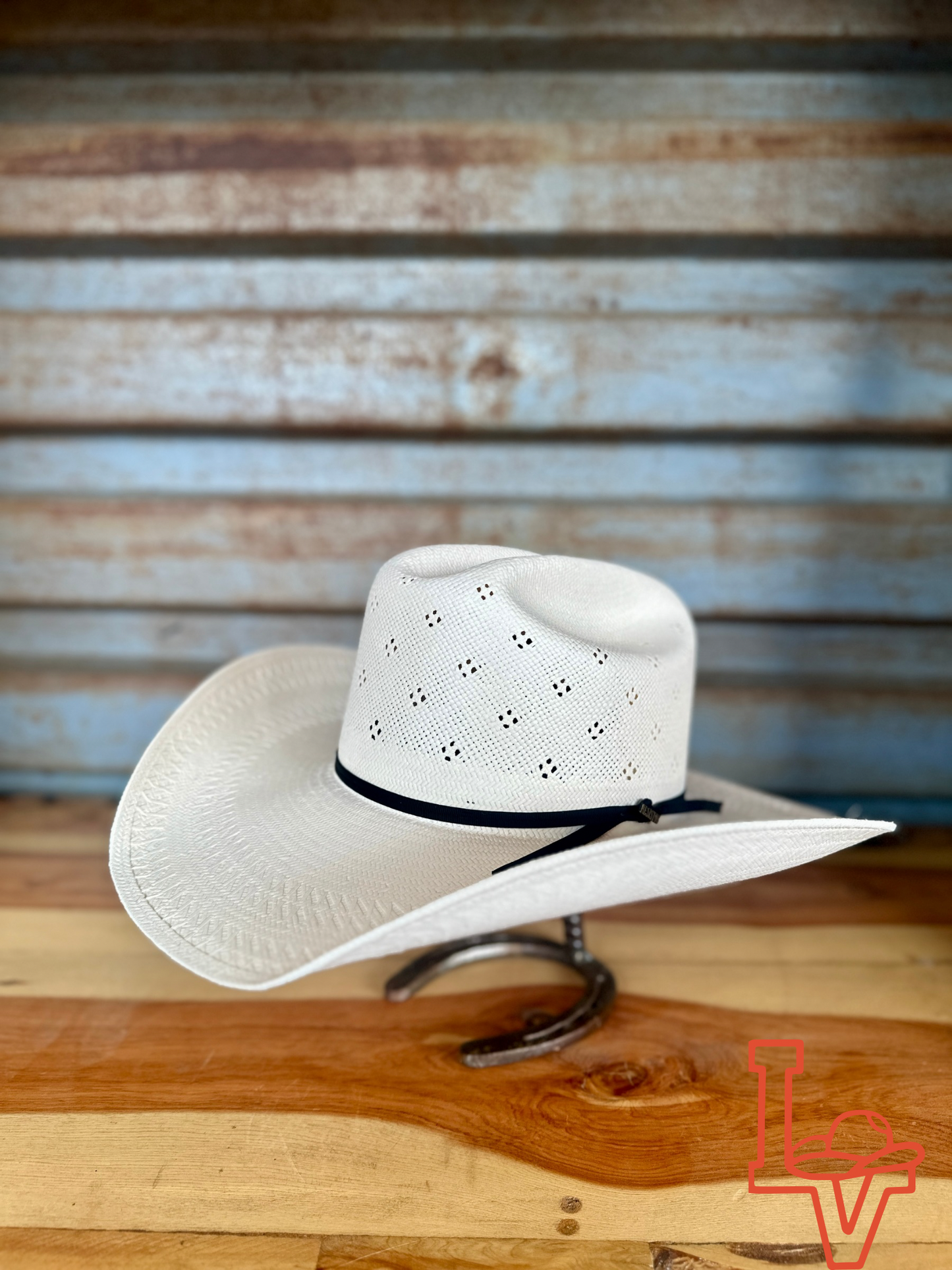 Resistol 20x Conley Cowboy Hat Straw Hat Regular Crown Natural