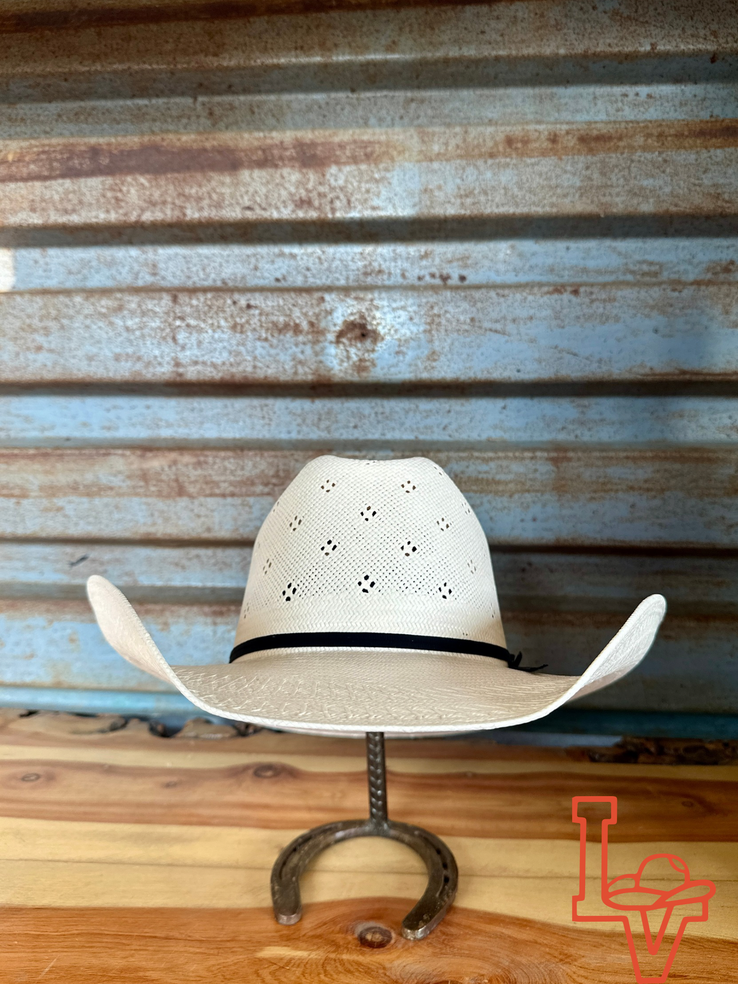 Resistol 20x Conley Cowboy Hat Straw Hat Regular Crown Natural