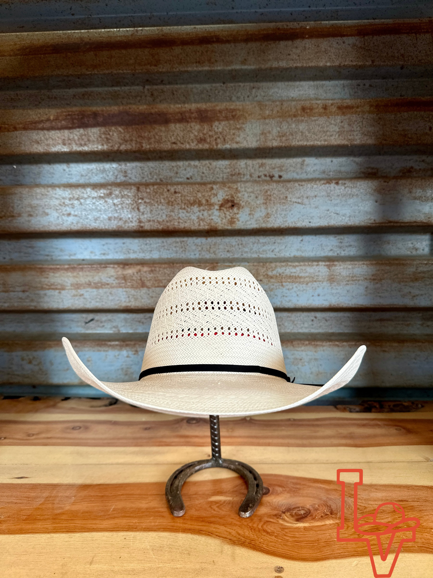 Resistol 20x Chase Cowboy Straw Hat Regular Crown Natural