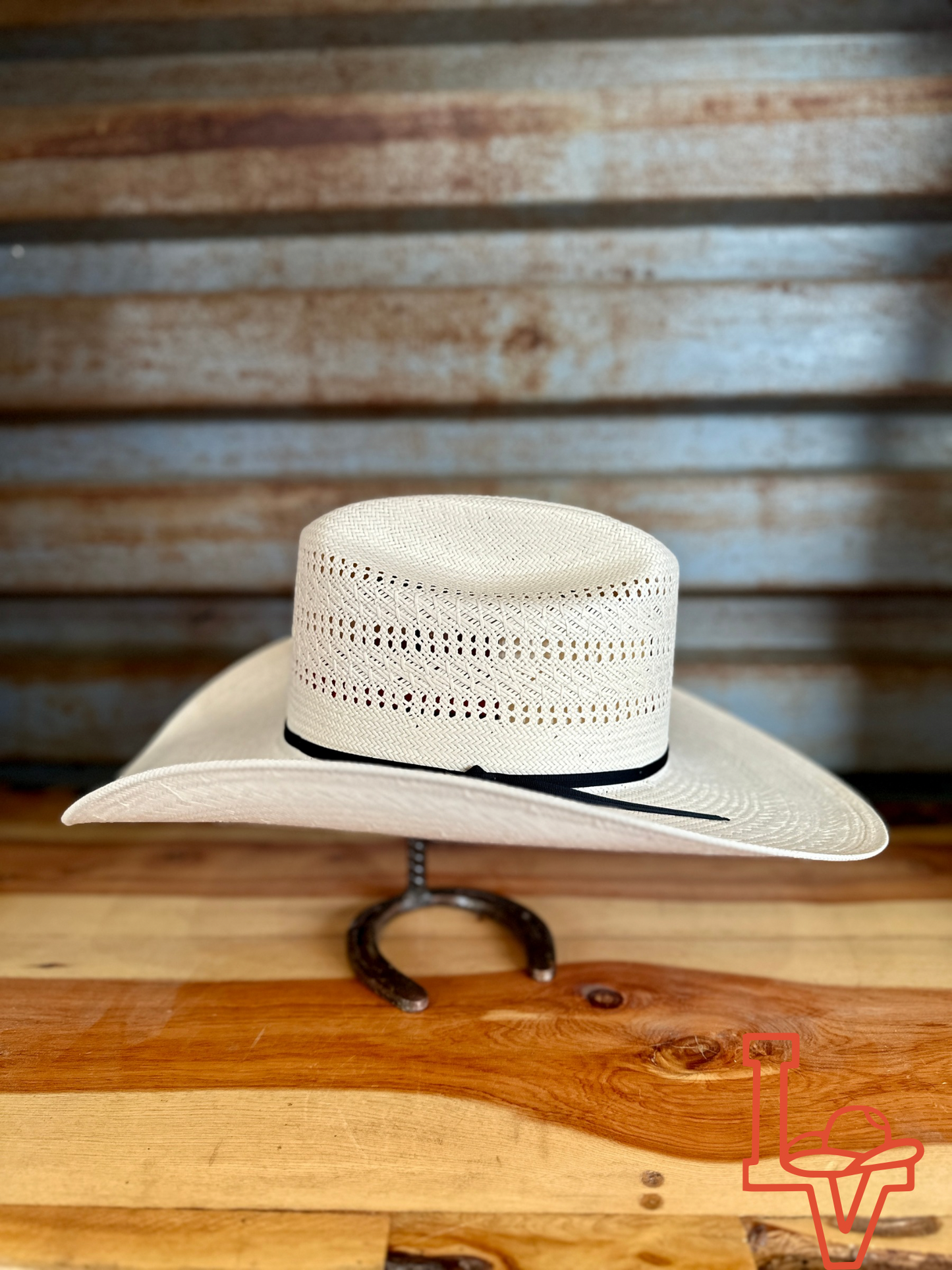 Resistol 20x Chase Cowboy Straw Hat Regular Crown Natural