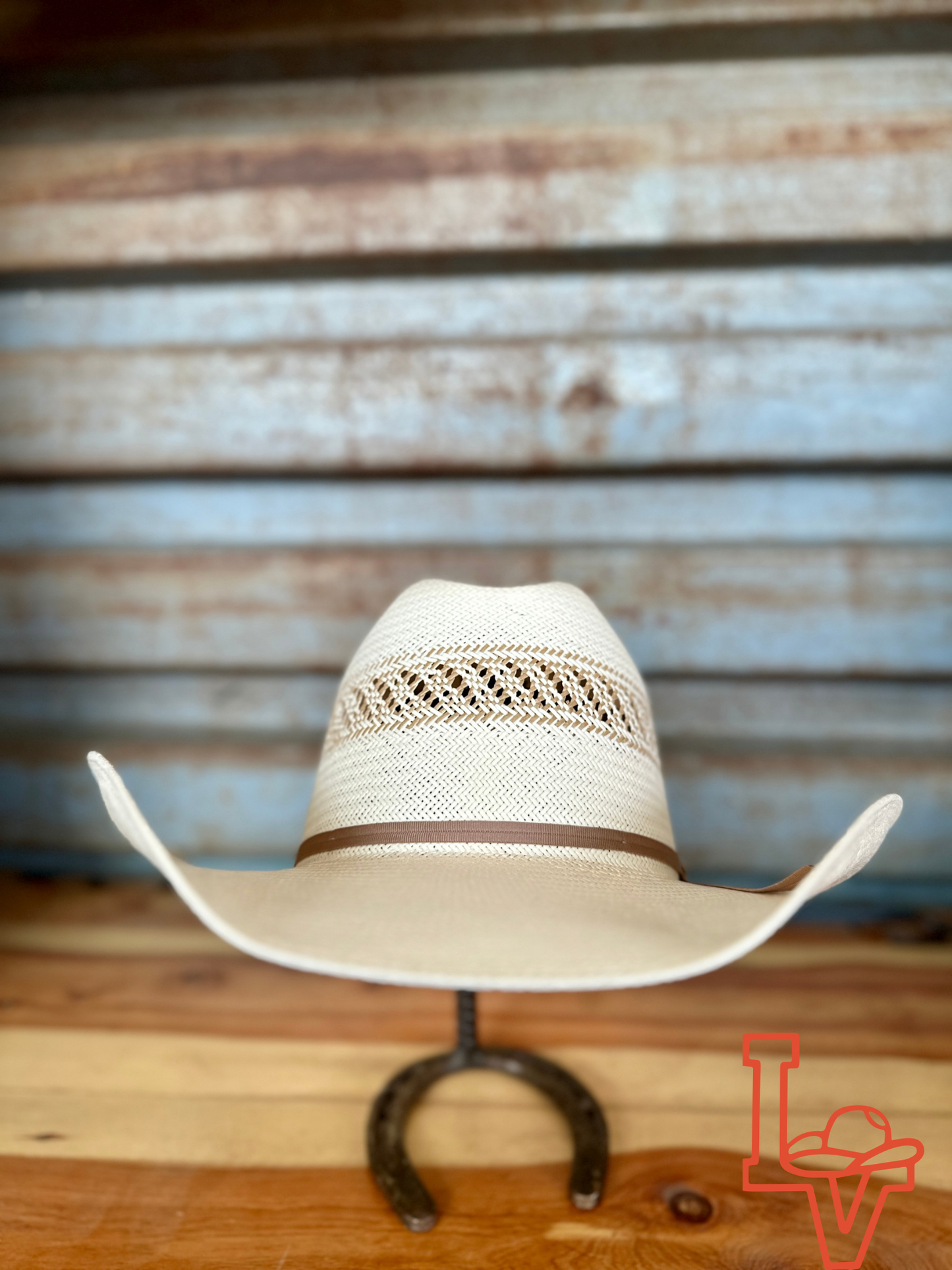 Resistol 10x Wildfire Cowboy Straw Hat Regular Crown Natural Tan