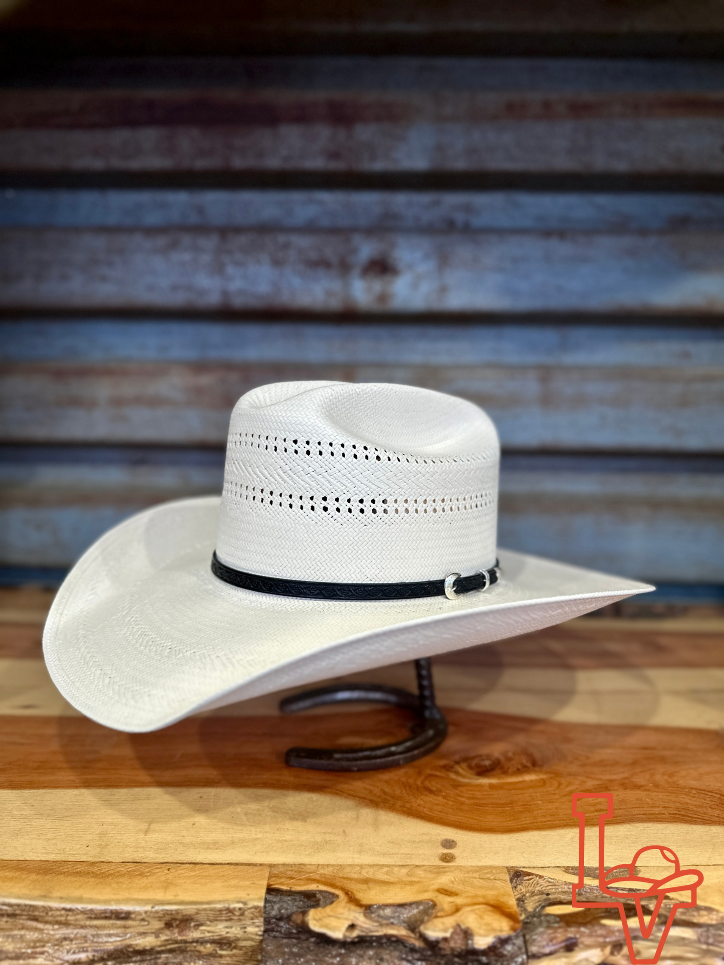 Stetson Southpoint 10x Straw Cowboy Hat Straw Natural