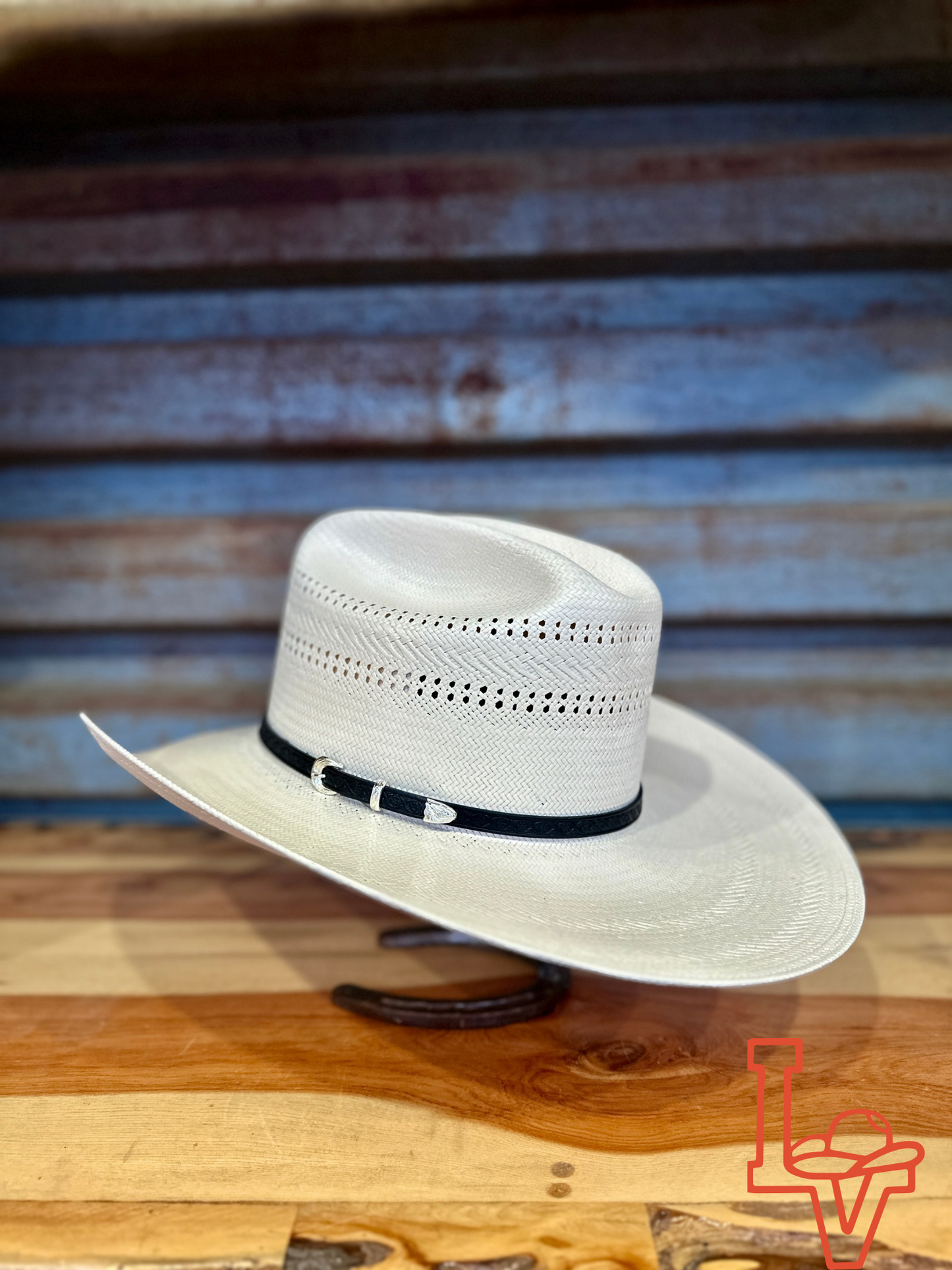 Stetson Southpoint 10x Straw Cowboy Hat Straw Natural