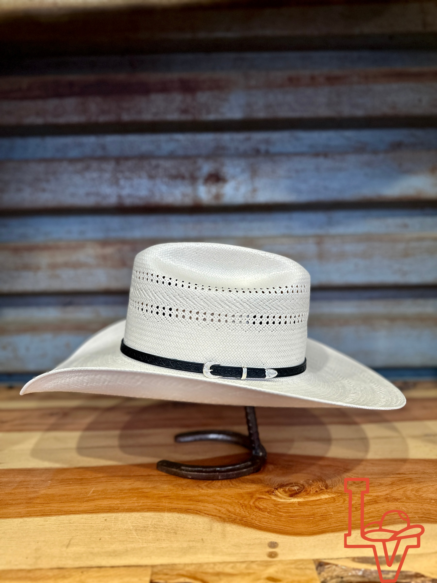 Stetson Southpoint 10x Straw Cowboy Hat Straw Natural
